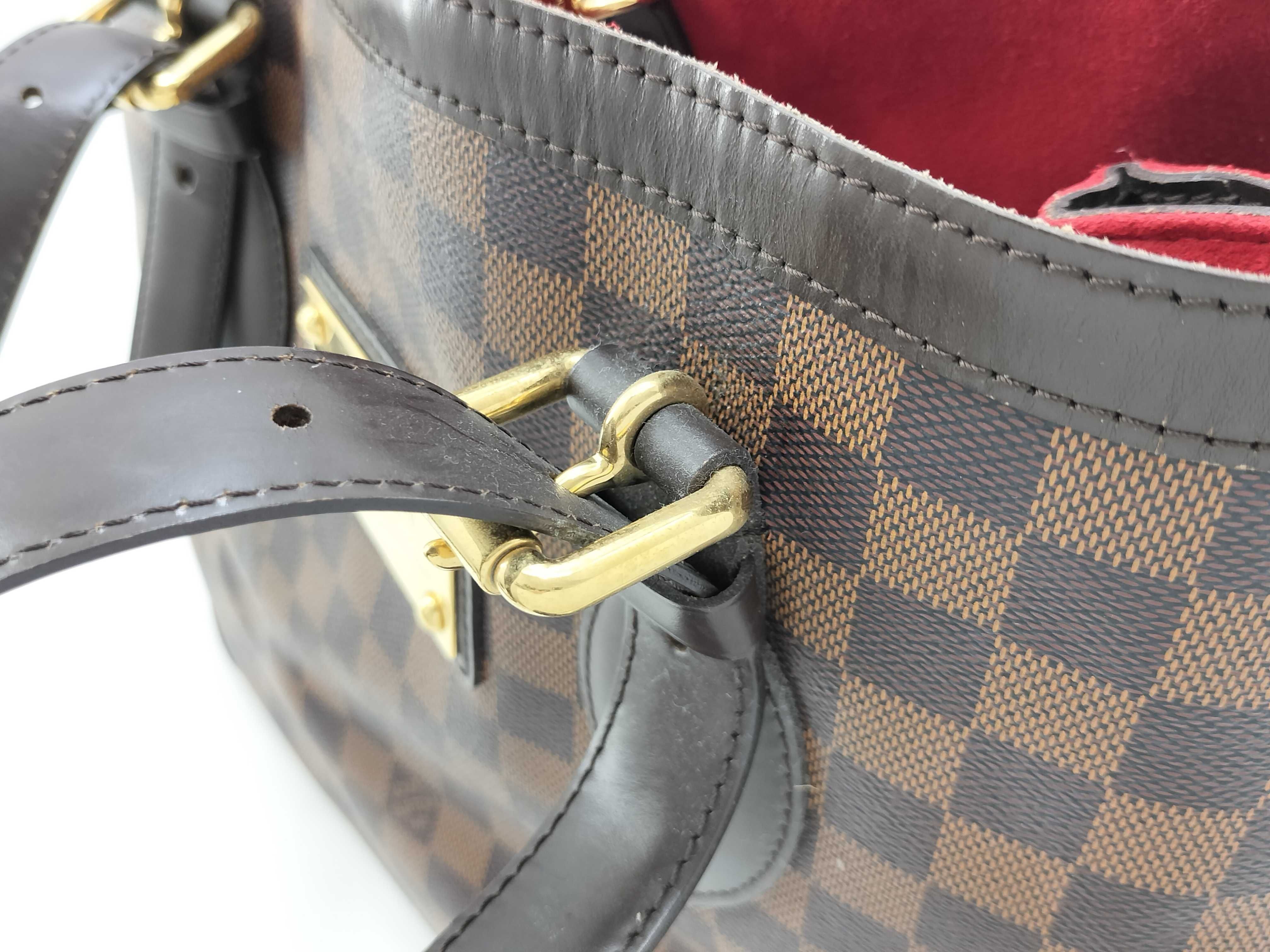 Damier Hampstead MM Tote Bag N51204 (Serial number unclear) Brown — view 11