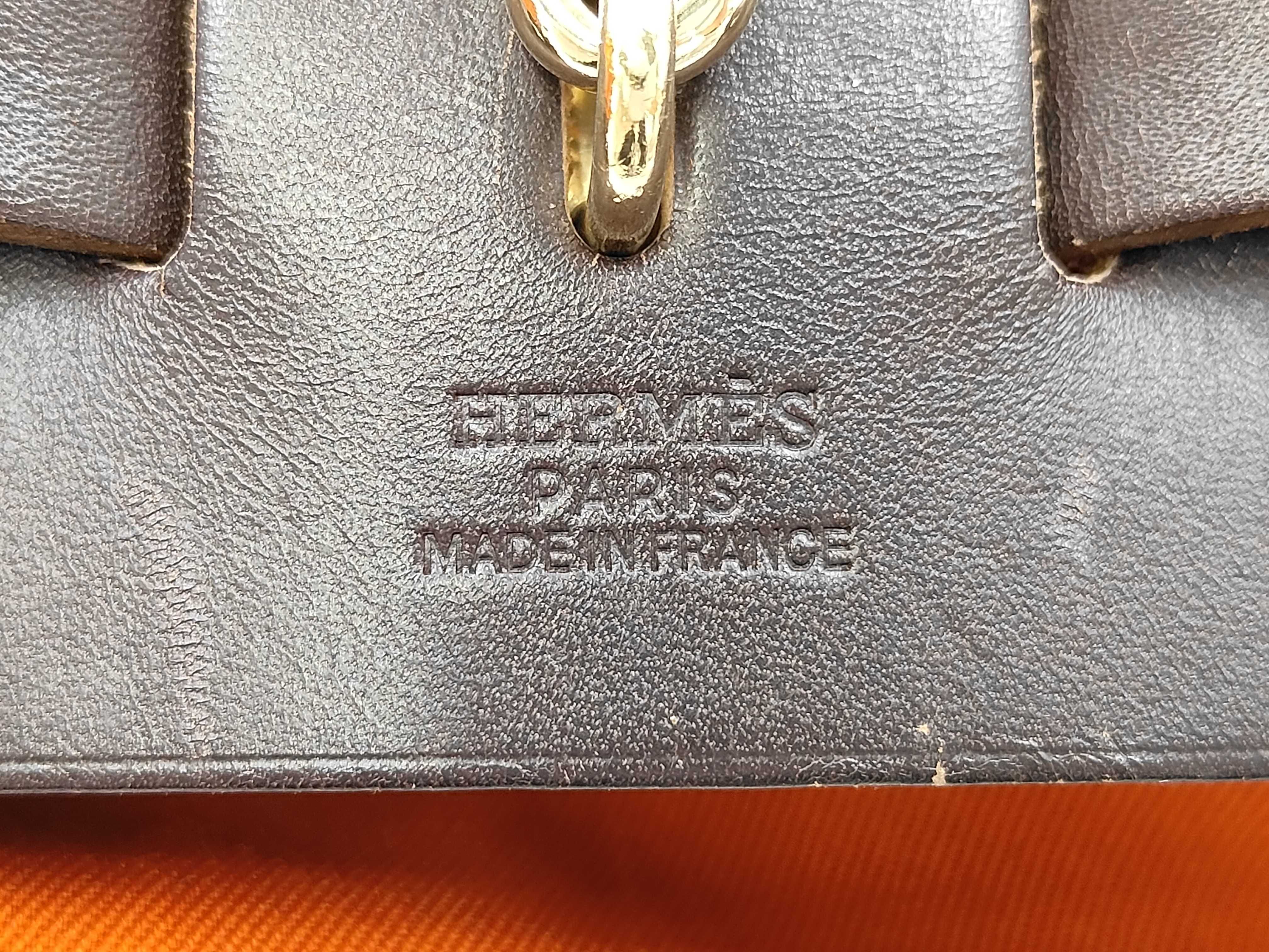 Hermès Herbag Orange Backpack — view 10