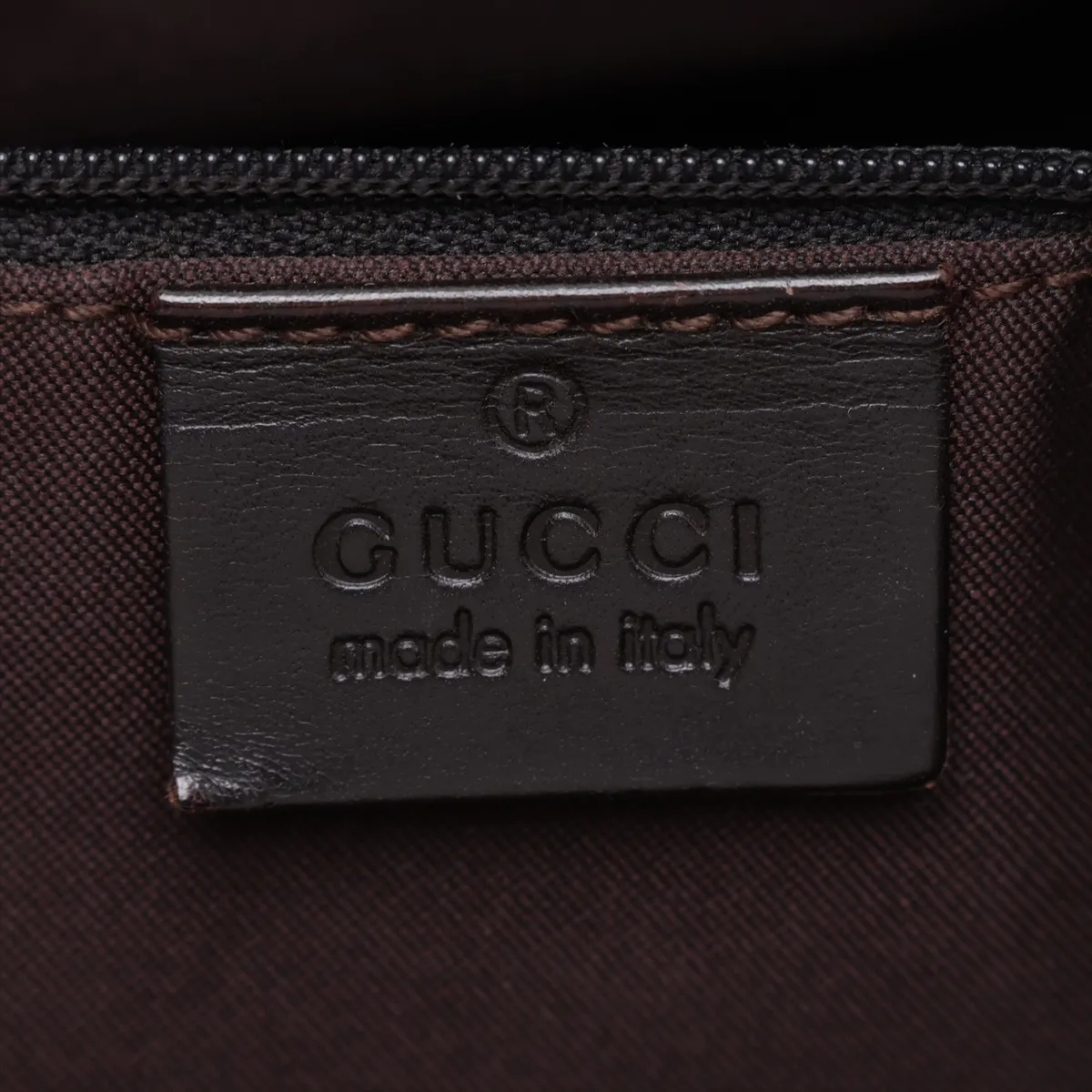 GG Canvas Jackie Canvas x Leather Shoulder Bag Brown — view 9