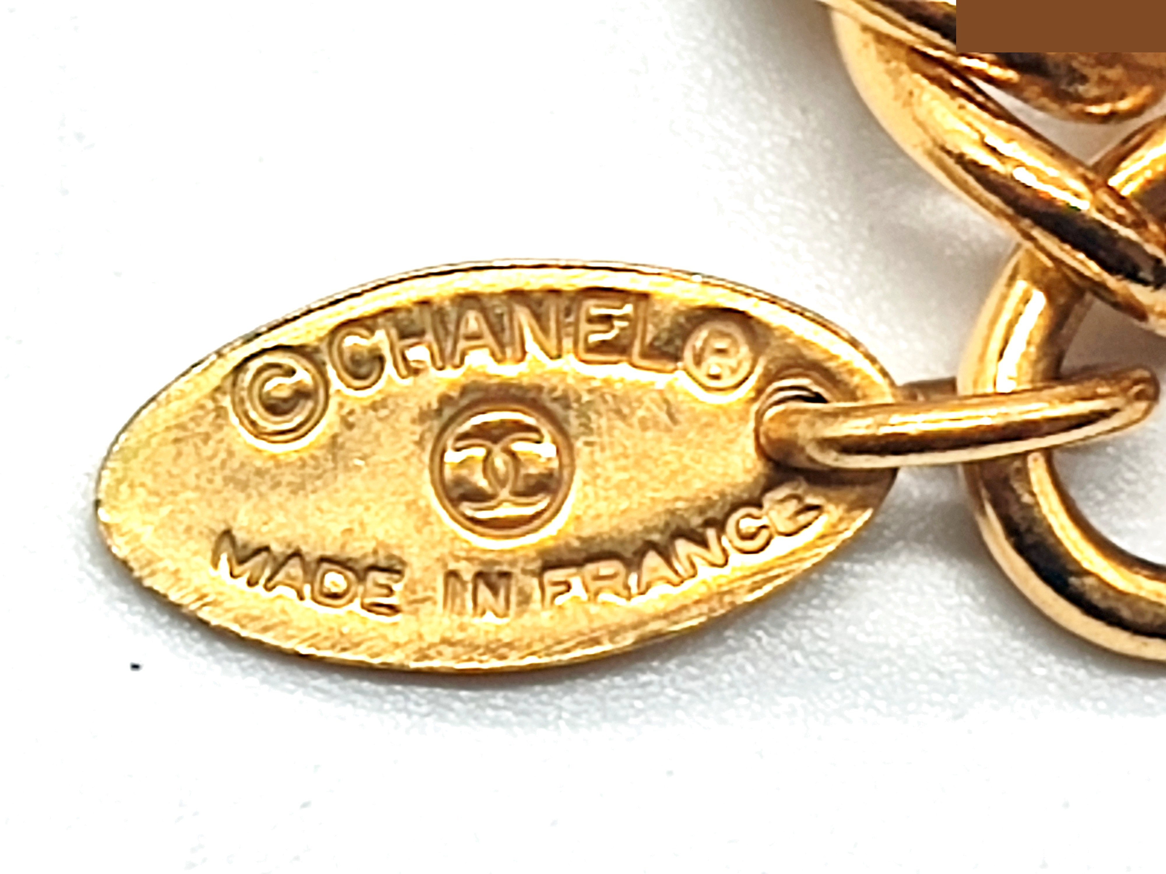 Coco Mark Matelassé Magnifying Glass Necklace, Chain approx. 80cm — view 2
