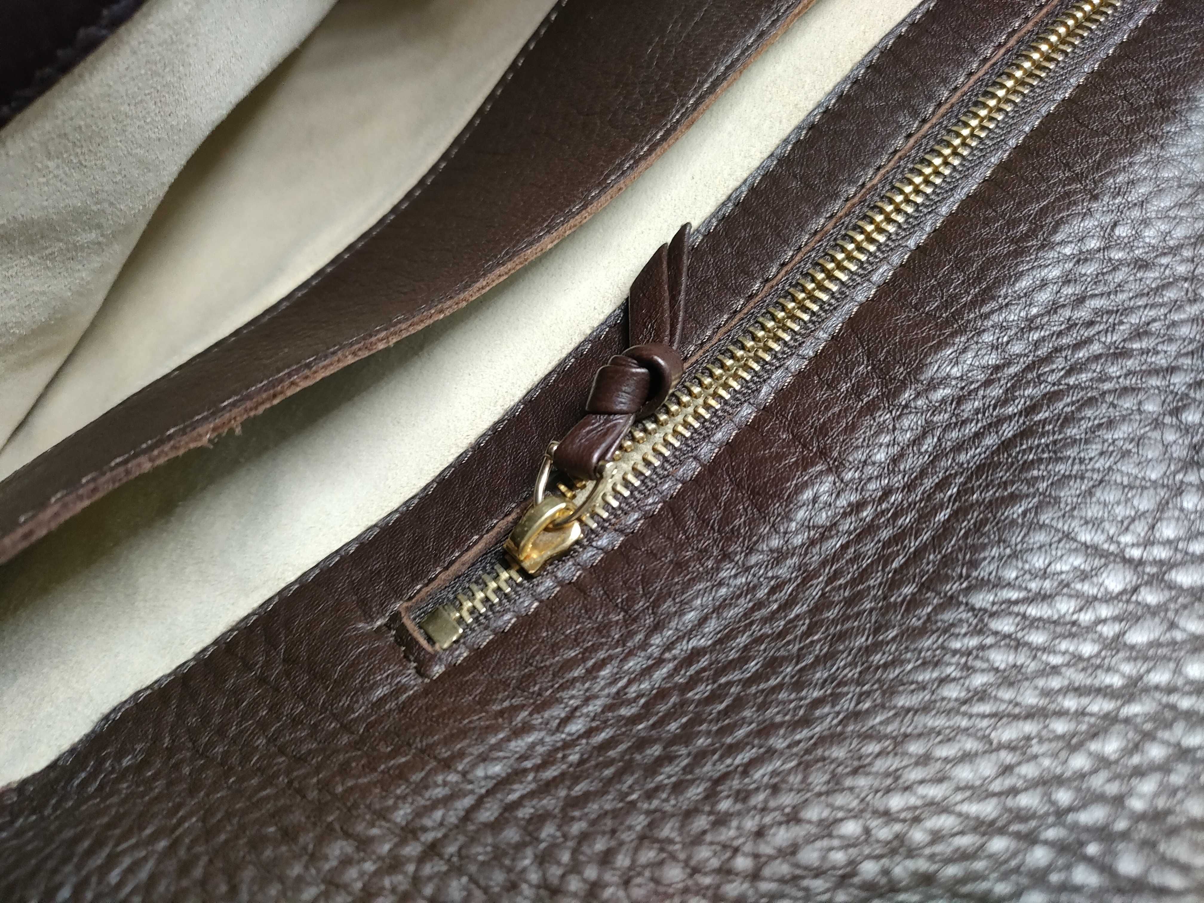 Leather Hobo Shoulder Bag — view 11