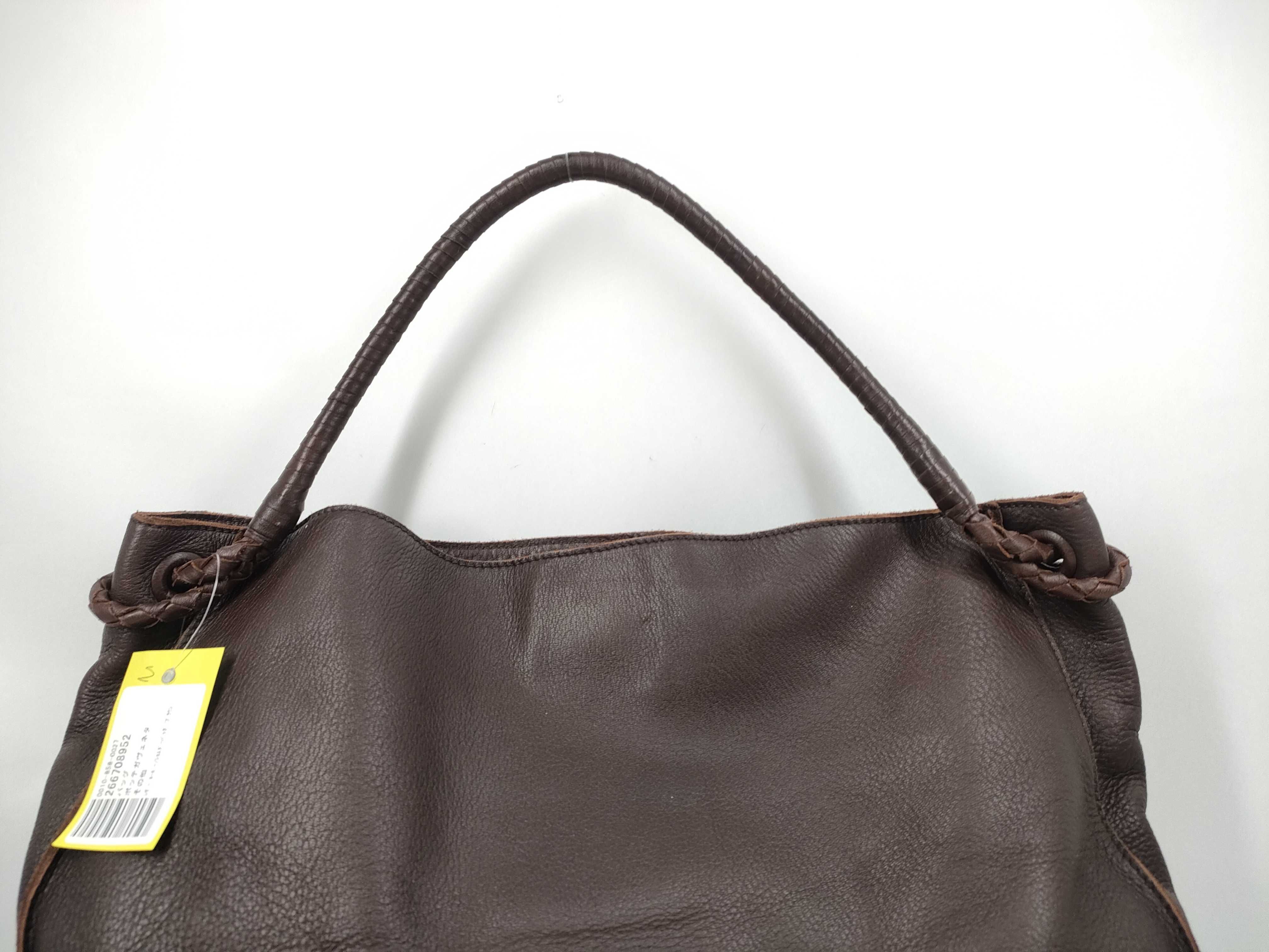 Leather Hobo Shoulder Bag — view 4