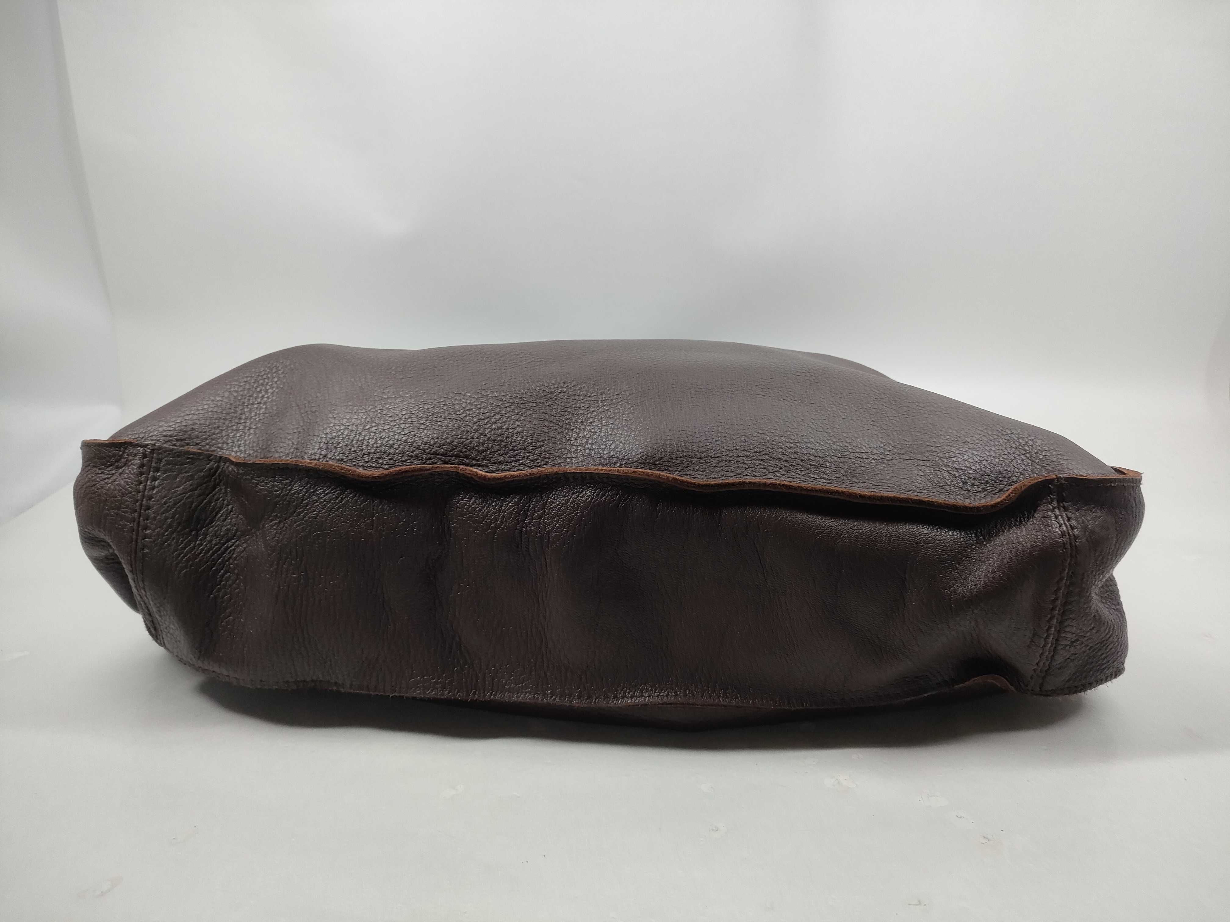 Leather Hobo Shoulder Bag — view 7