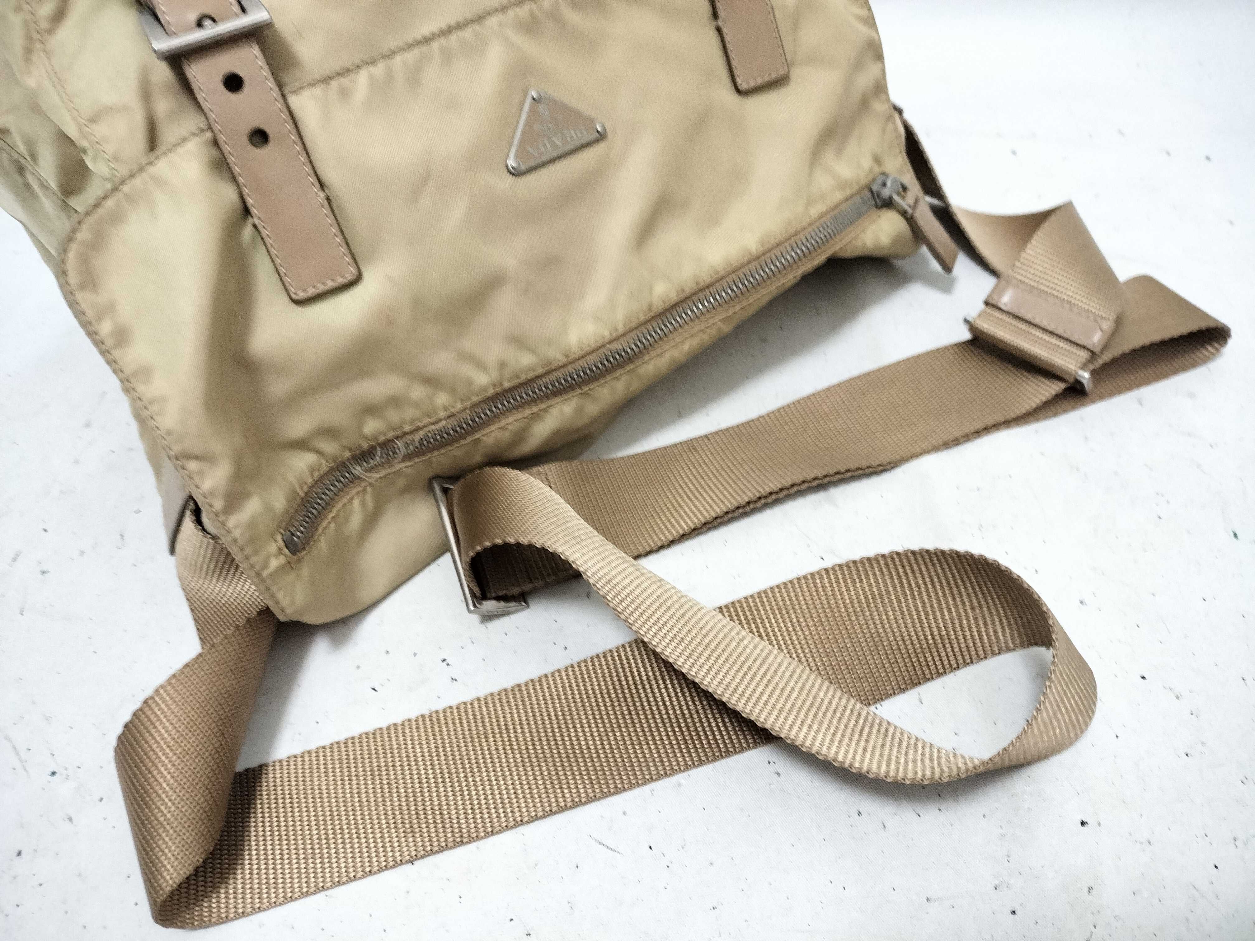 Nylon Prada Shoulder Bag Nylon Yellow Shoulder Bag — view 3