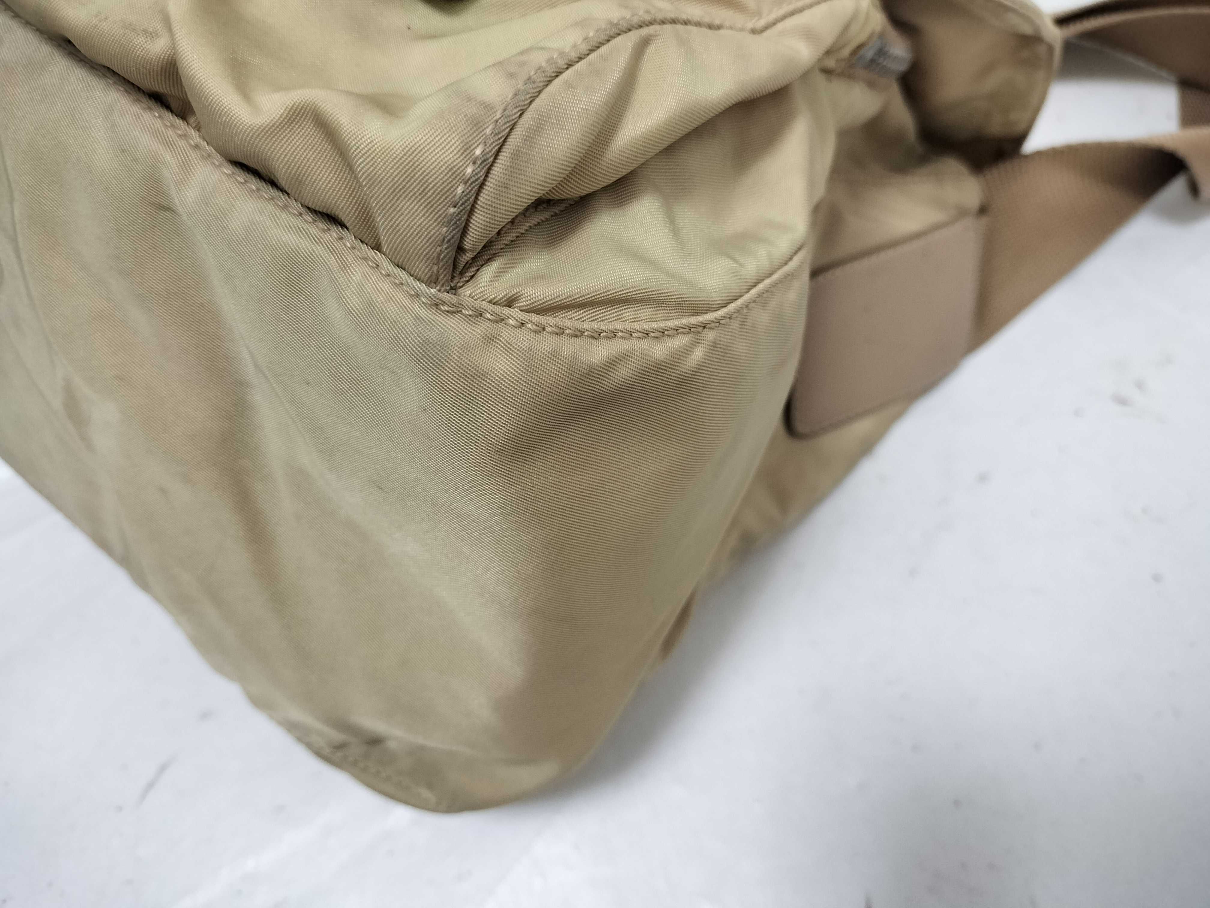 Nylon Prada Shoulder Bag Nylon Yellow Shoulder Bag — view 7
