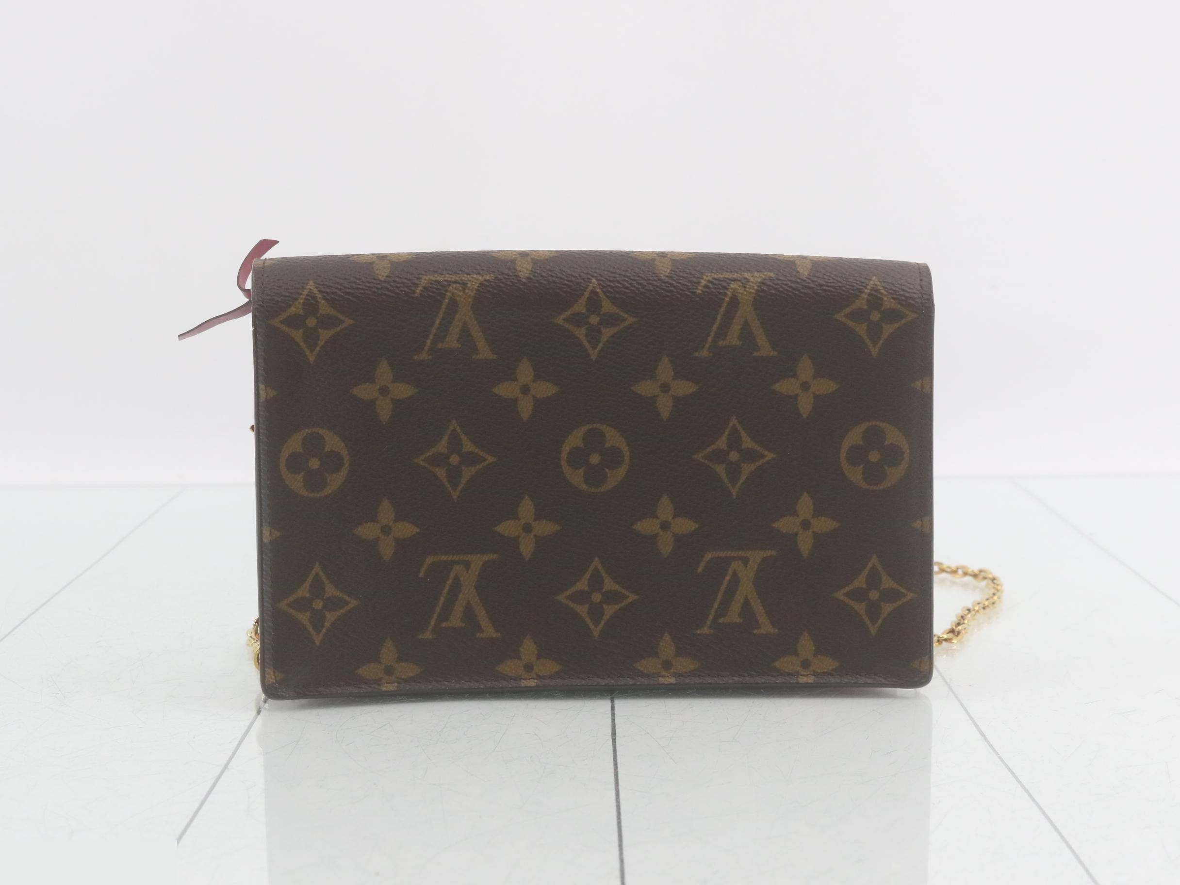 Monogram Portefeuille Flore Chain Shoulder Bag — view 2