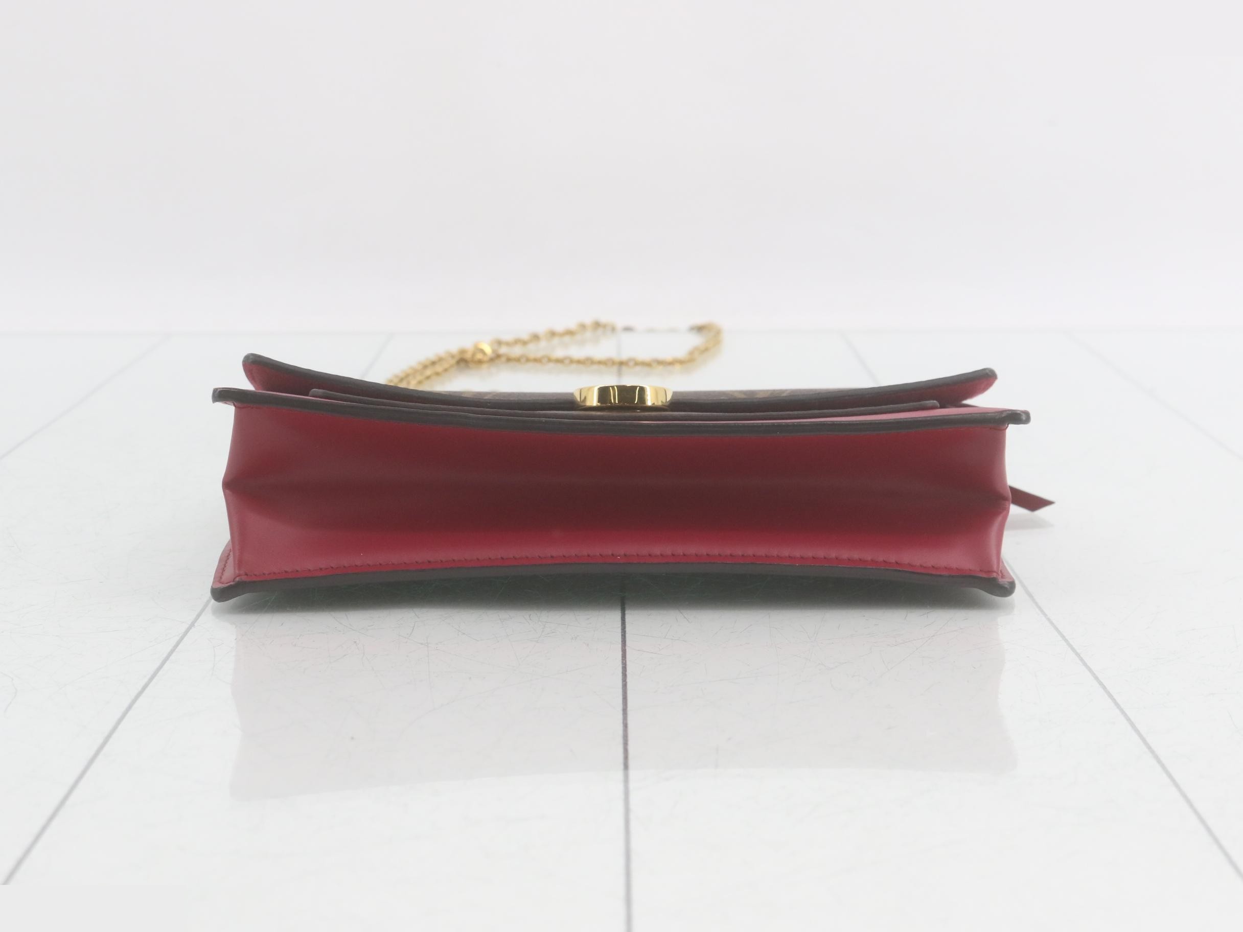 Monogram Portefeuille Flore Chain Shoulder Bag — view 3