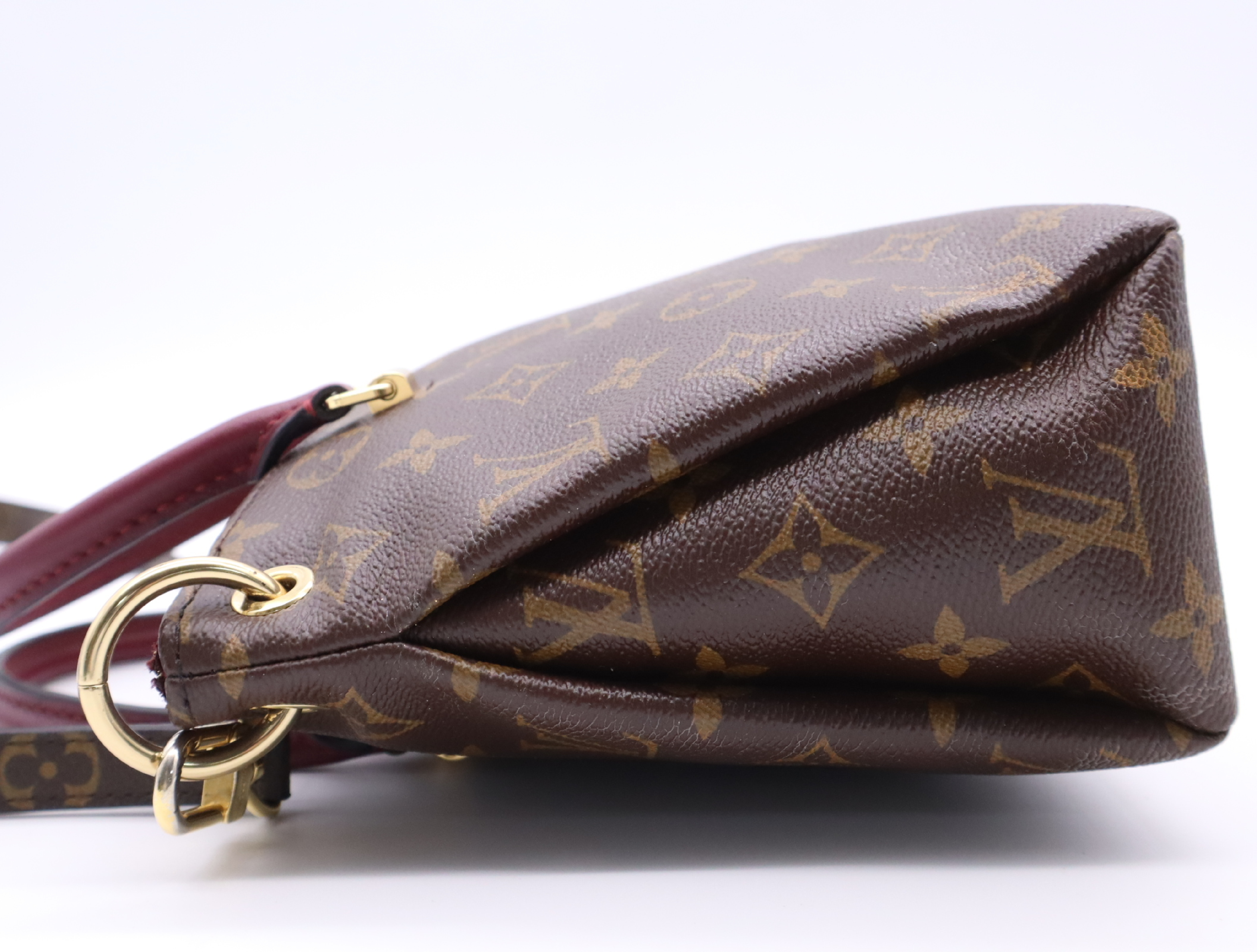 M42961 Monogram Pallas BB Raisin Handbag with Shoulder Strap — view 3