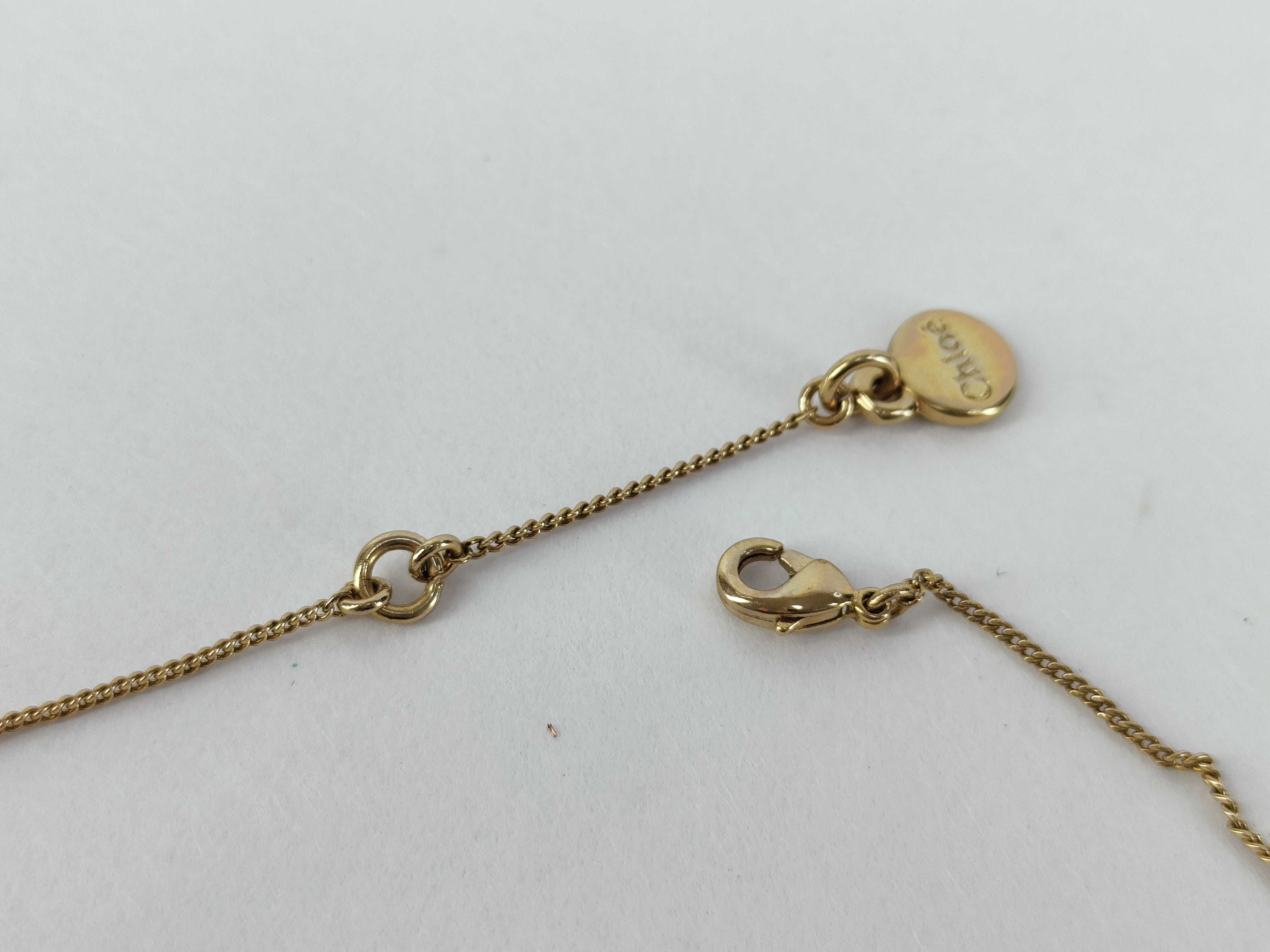 Oval Logo Gold Necklace — view 5