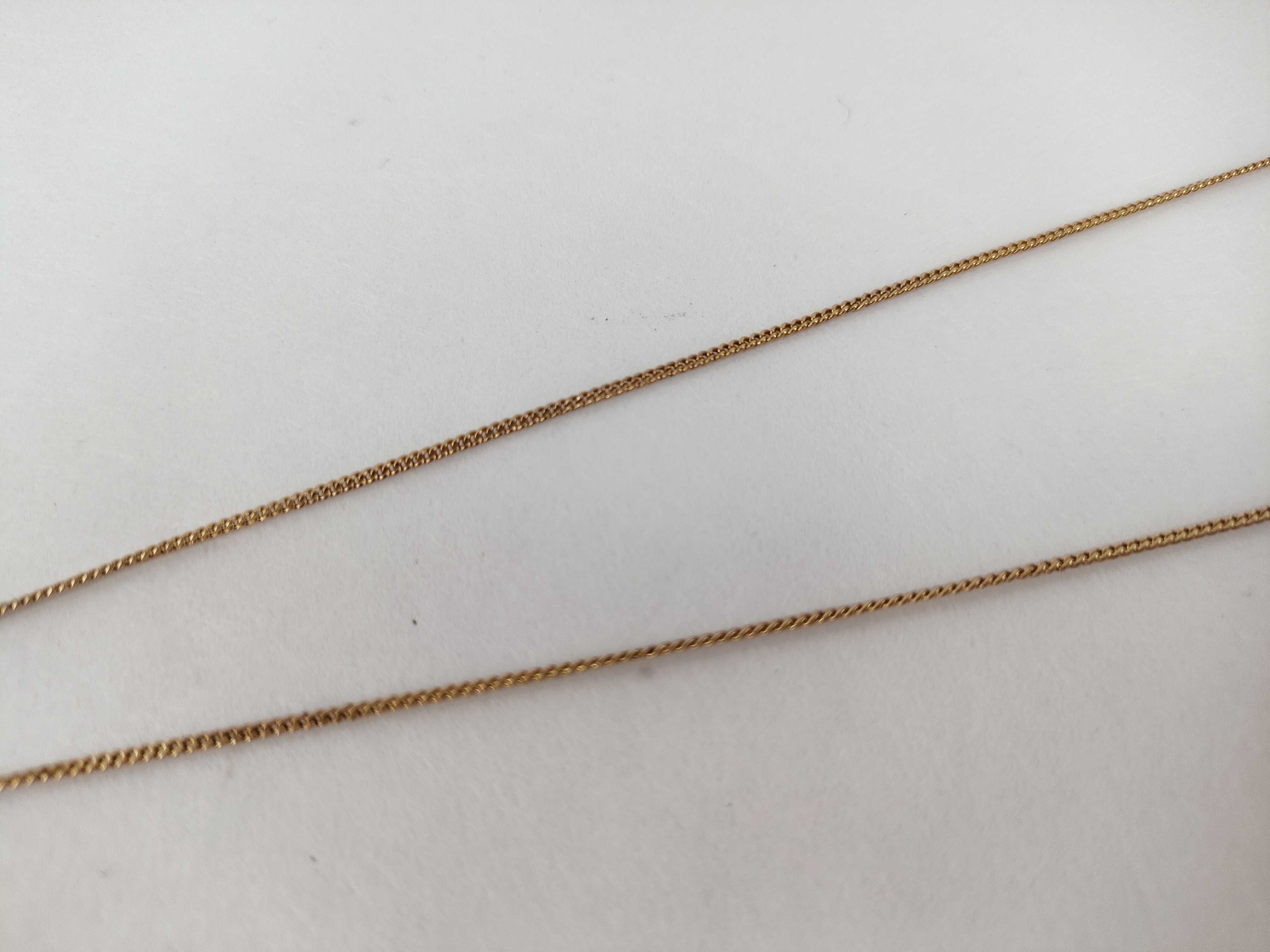 Oval Logo Gold Necklace — view 7