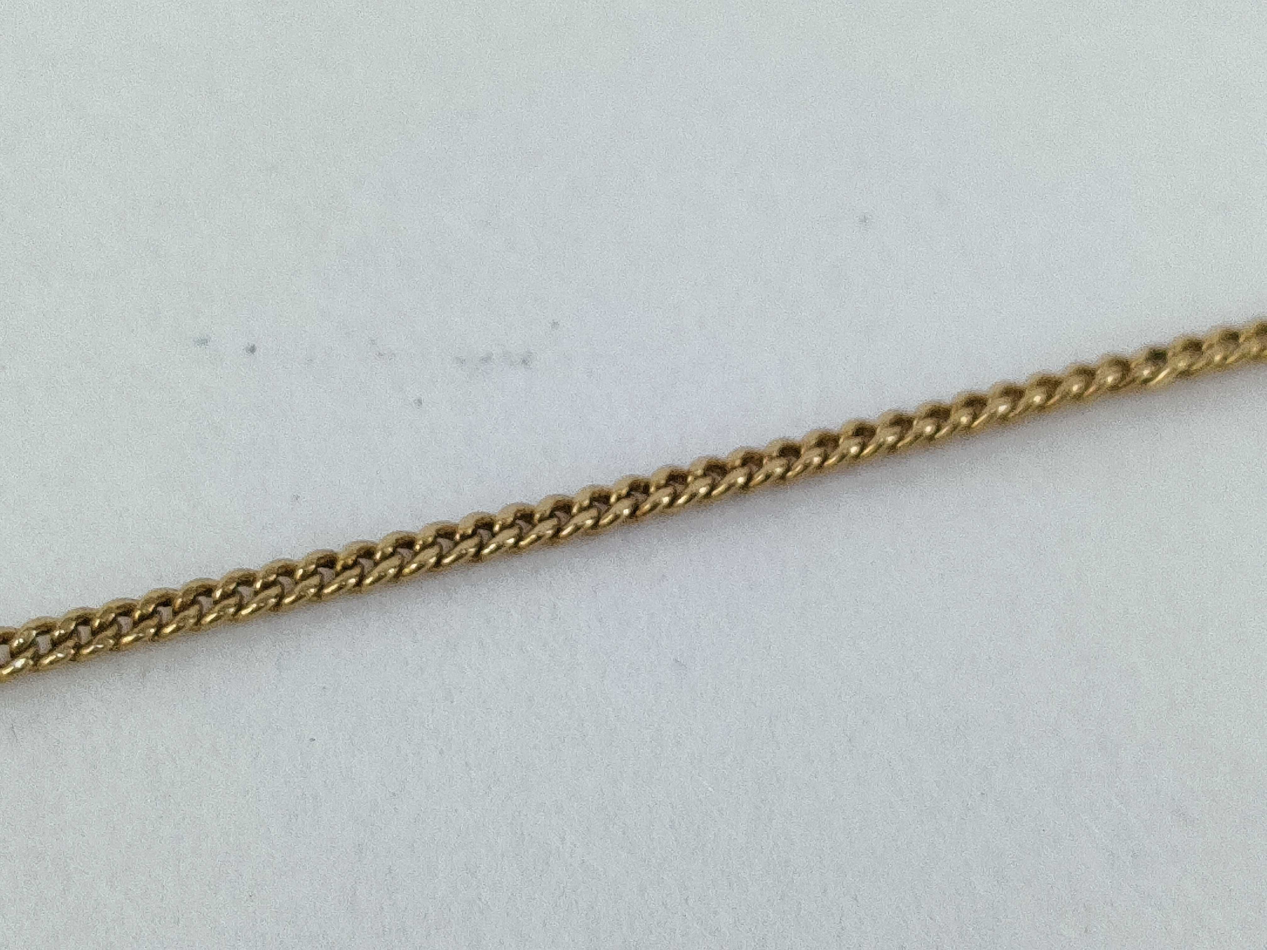 Oval Logo Gold Necklace — view 9