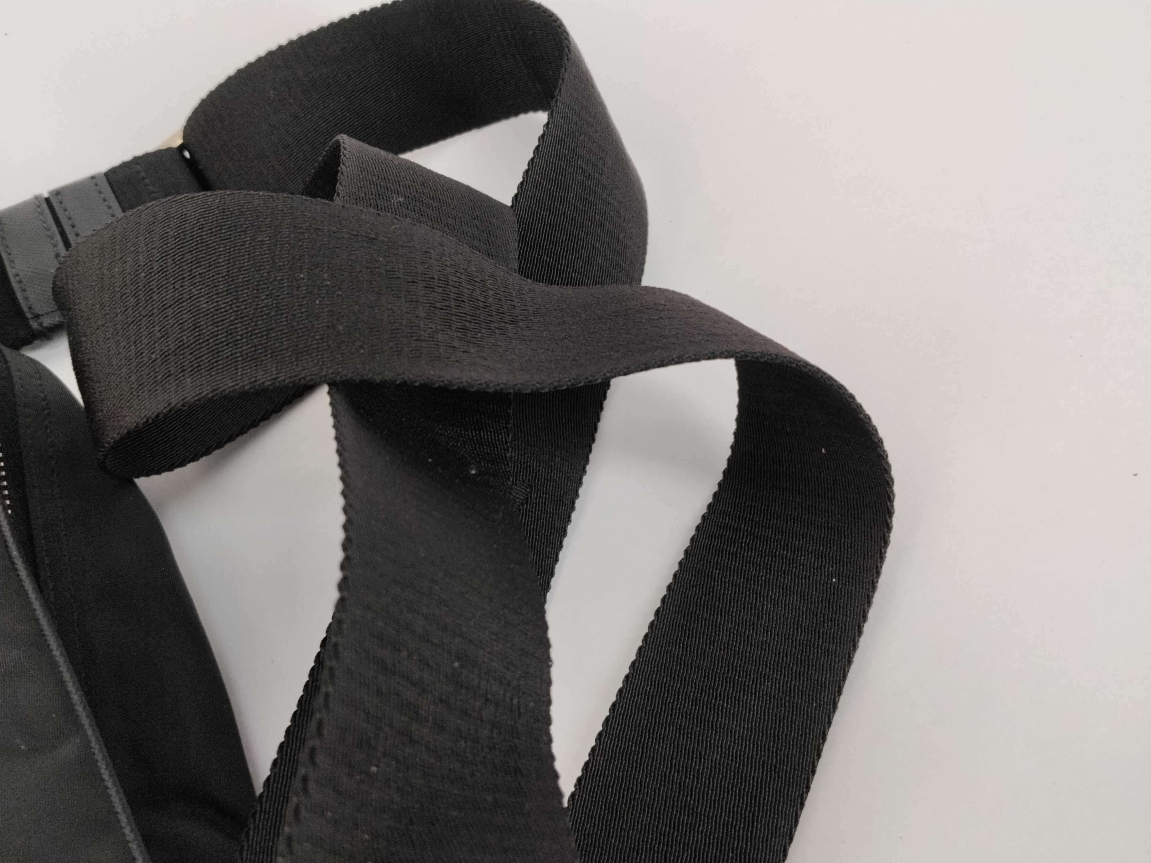 Nylon Prada Current Logo Jacquard Shoulder Bag — view 4