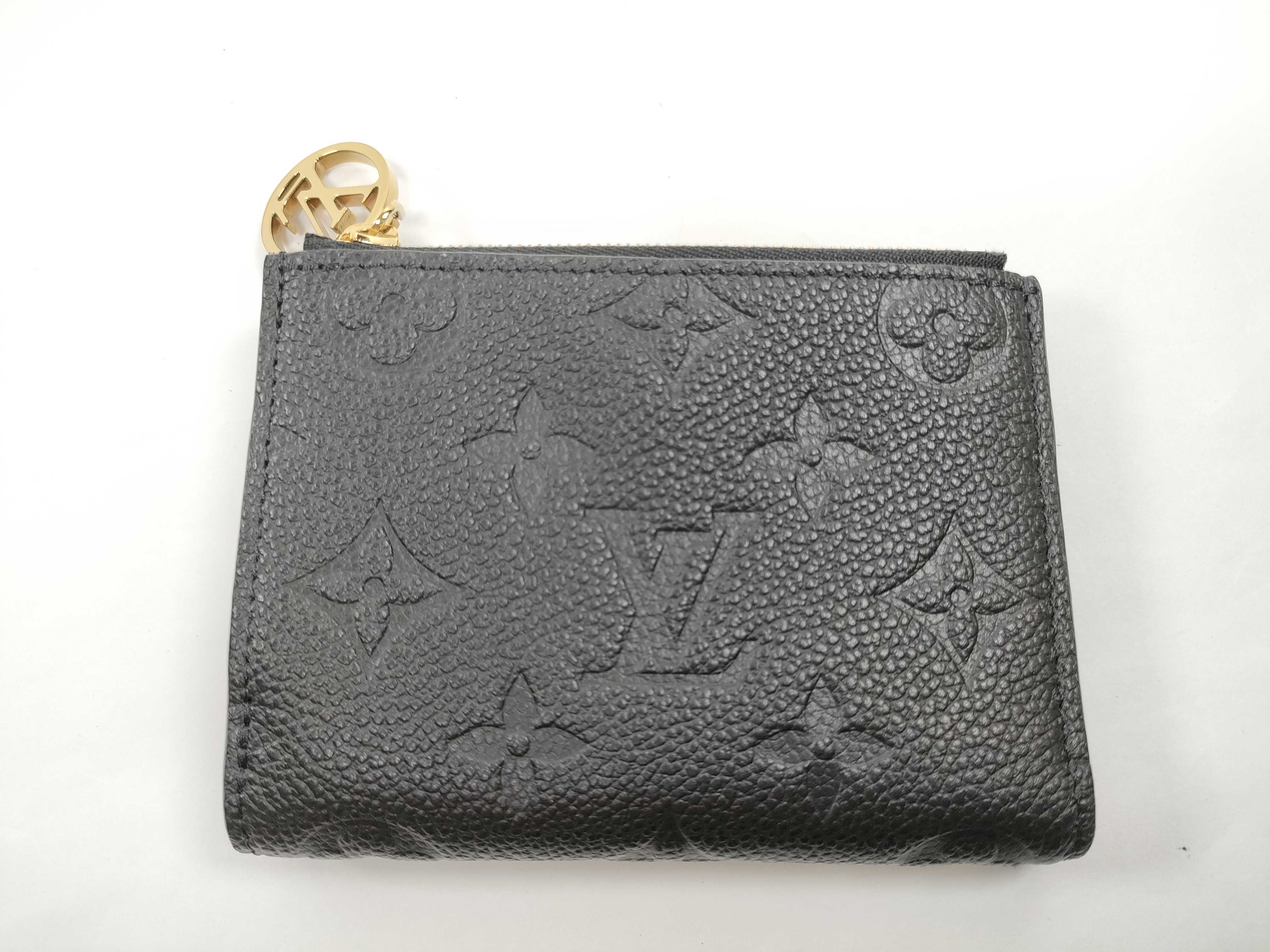 Wallet Portefeuille Lisa M83365 Empreinte Noir Pouch