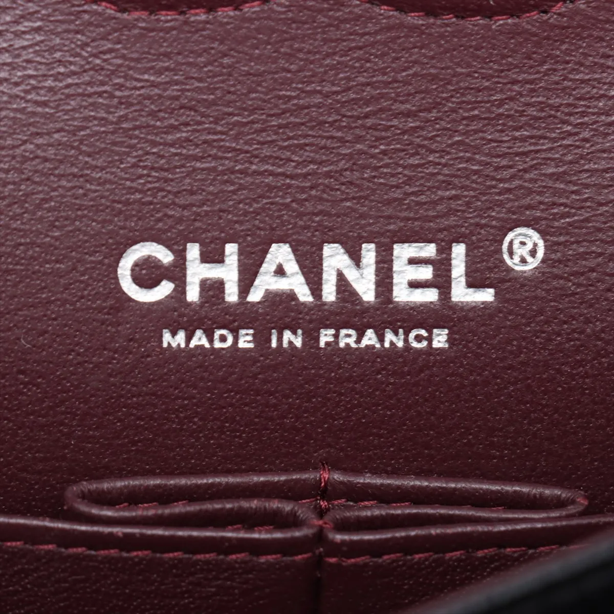 [Individually packaged] Chanel Matelassé 25 Caviar Skin Double Flap Double Chain Bag, Black with Silver Hardware, 29696088, Serial Number 29, A01112 — view 11