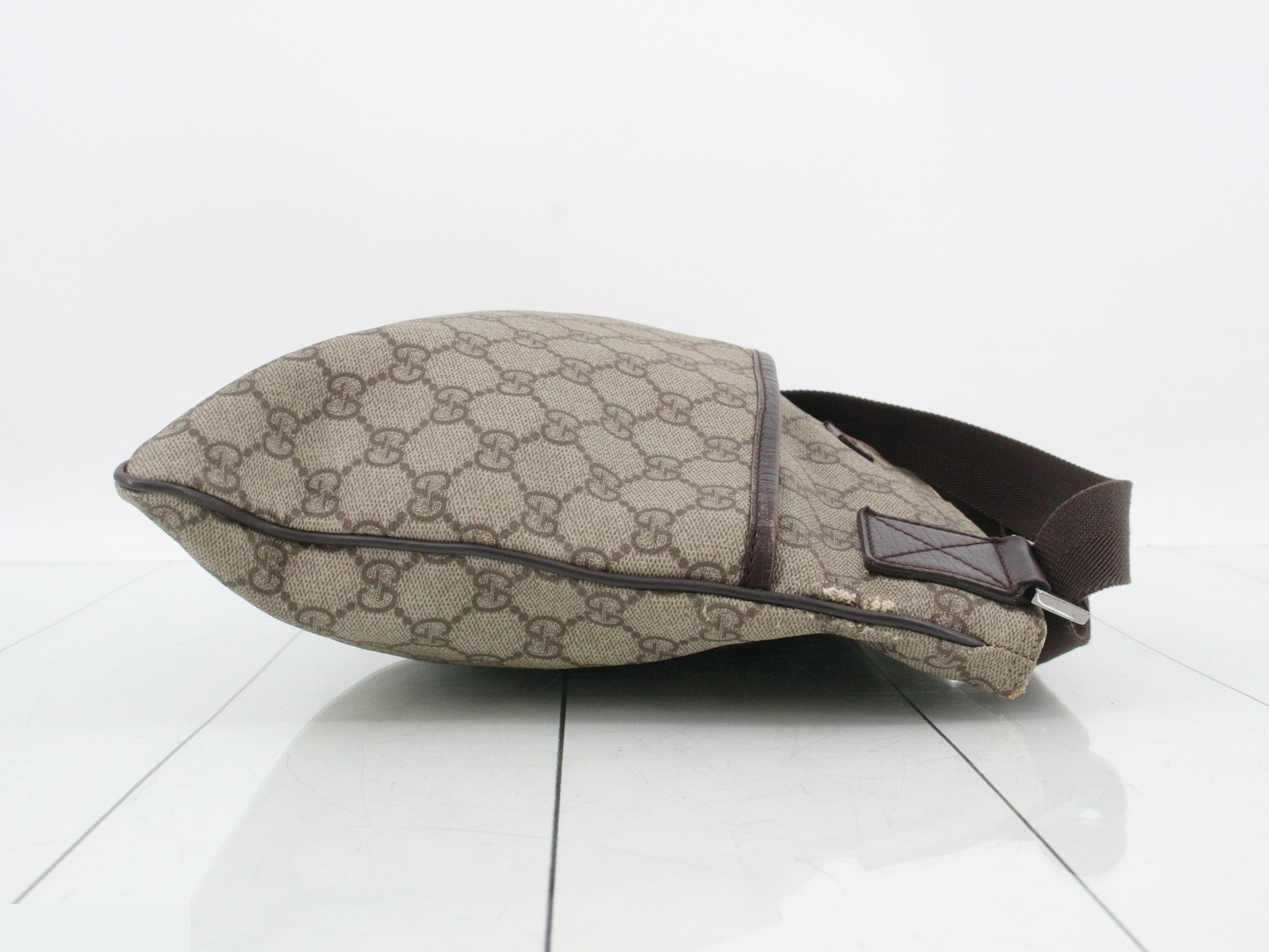 Long shoulder bag, brown — view 3