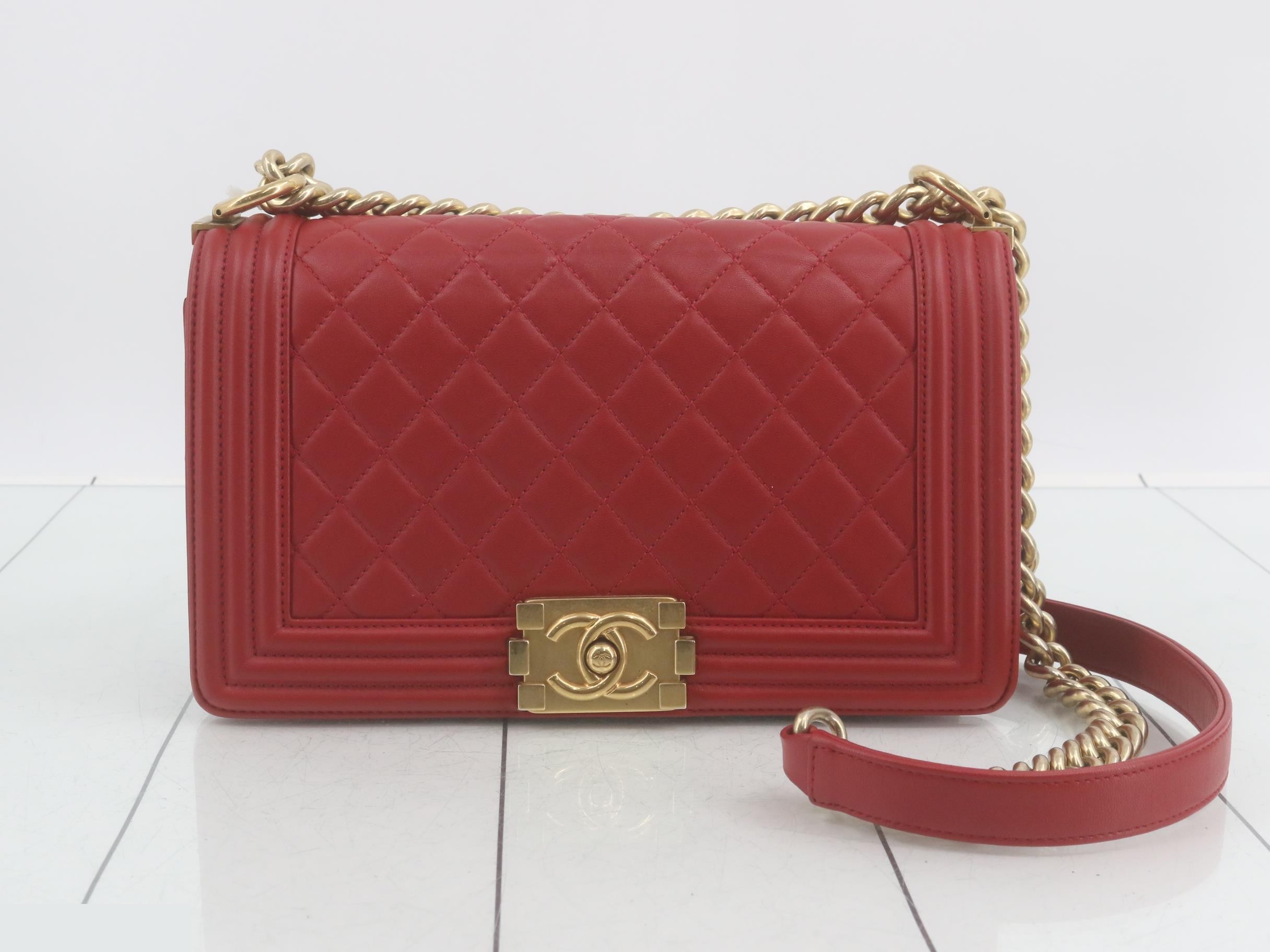 Boy Chanel Lambskin Chain Shoulder