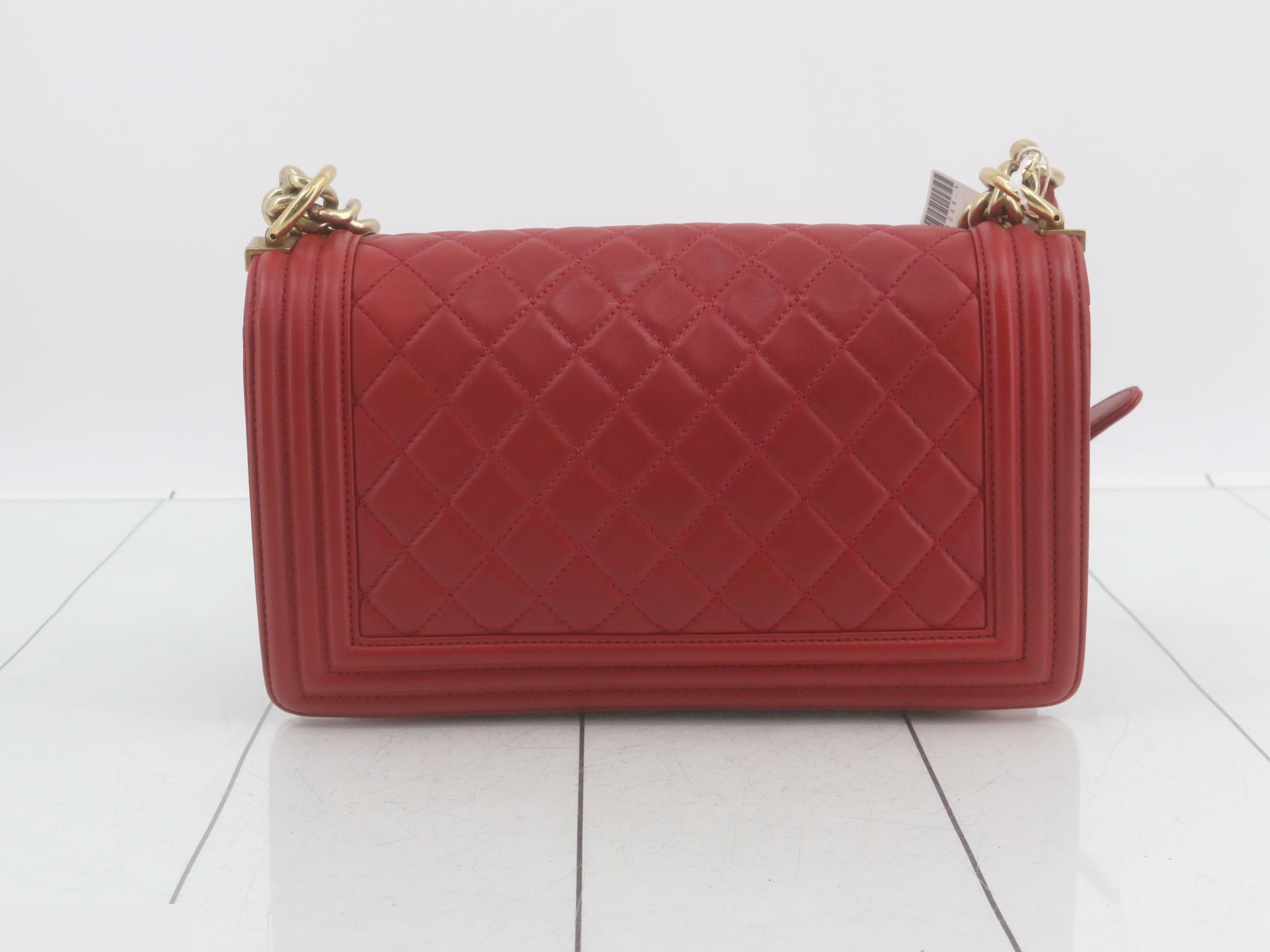 Boy Chanel Lambskin Chain Shoulder — view 2