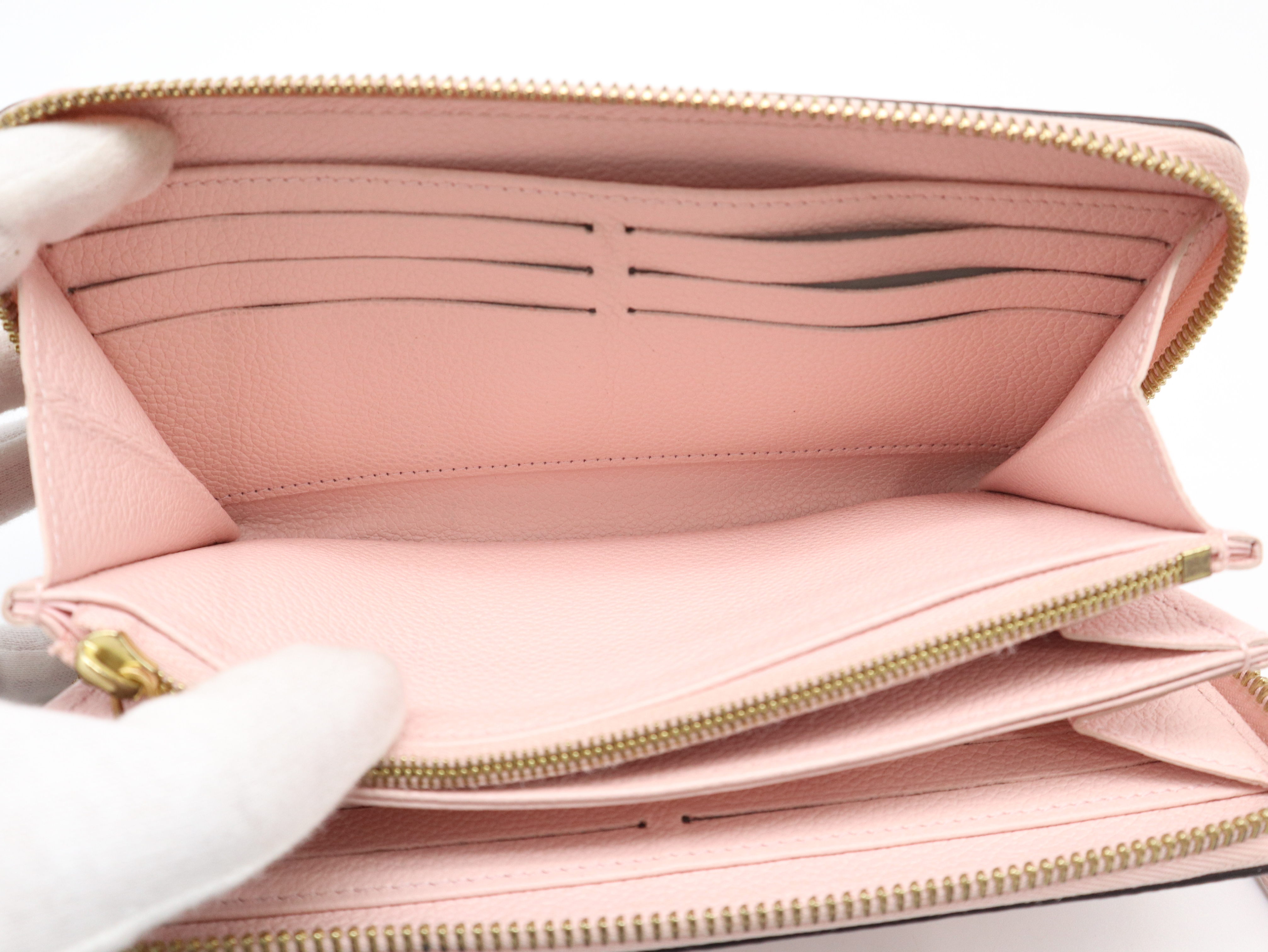 M80403 Monogram Empreinte Zippy Wallet Budont Rose — view 9