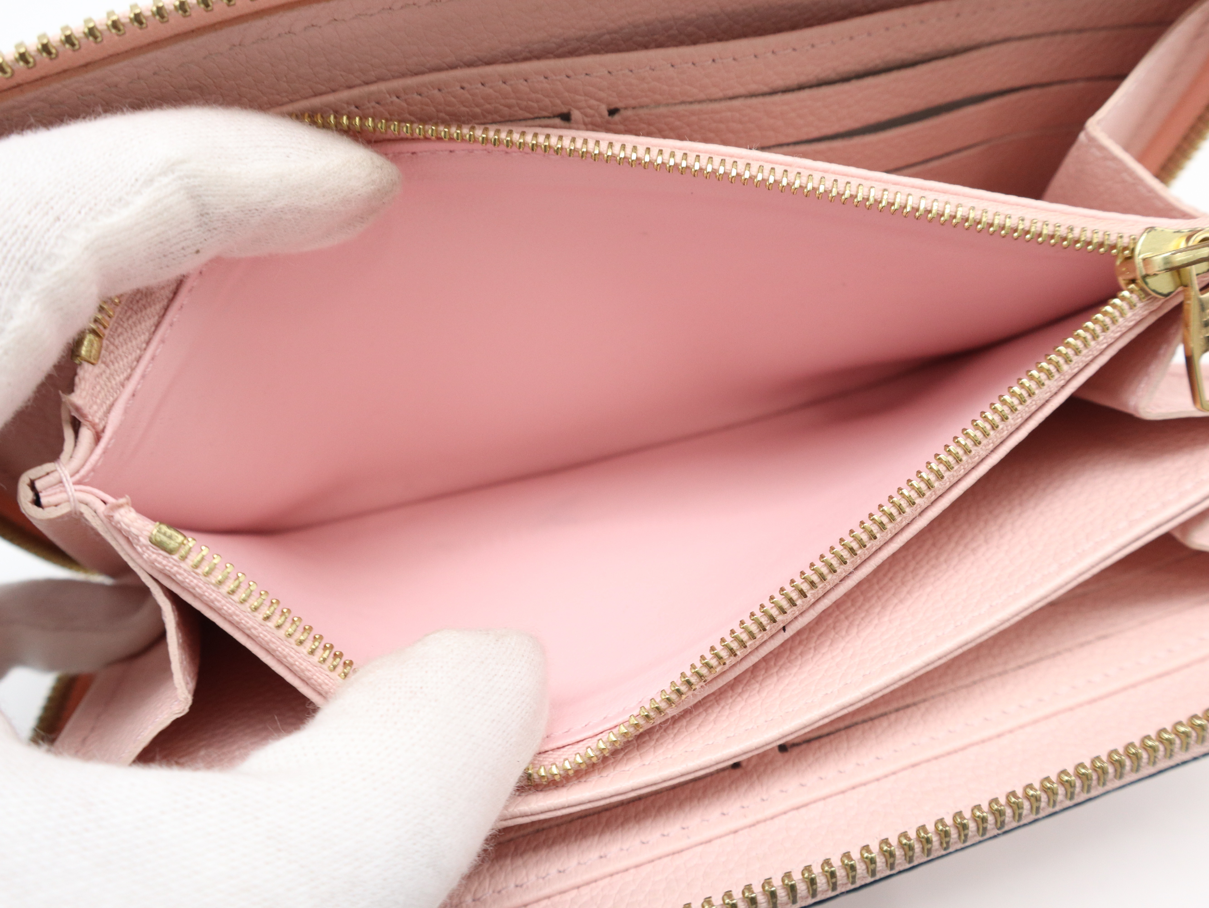 M80403 Monogram Empreinte Zippy Wallet Budont Rose — view 10