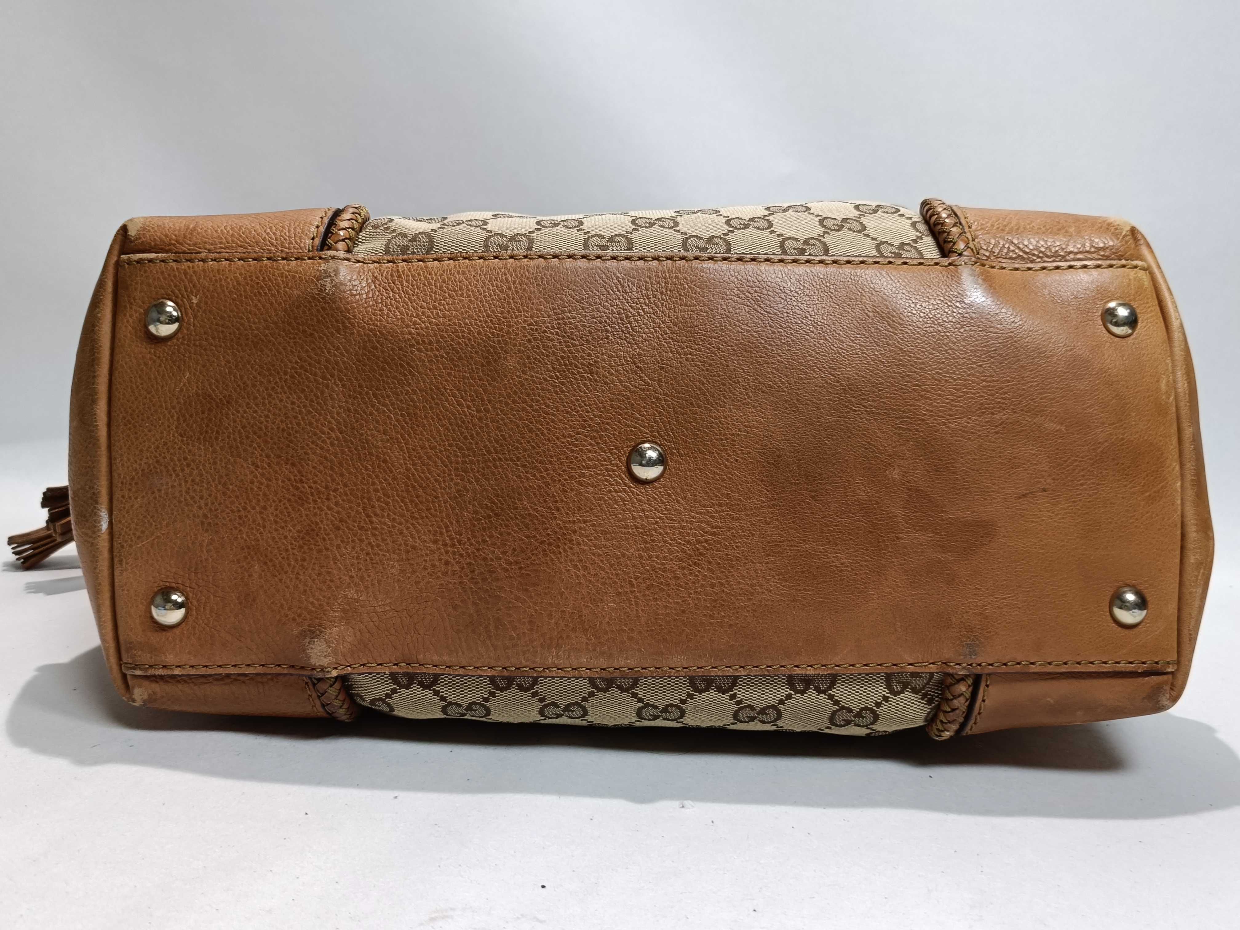 Marrakech Line GG Canvas Intrecciato Tote Bag Handbag — view 6
