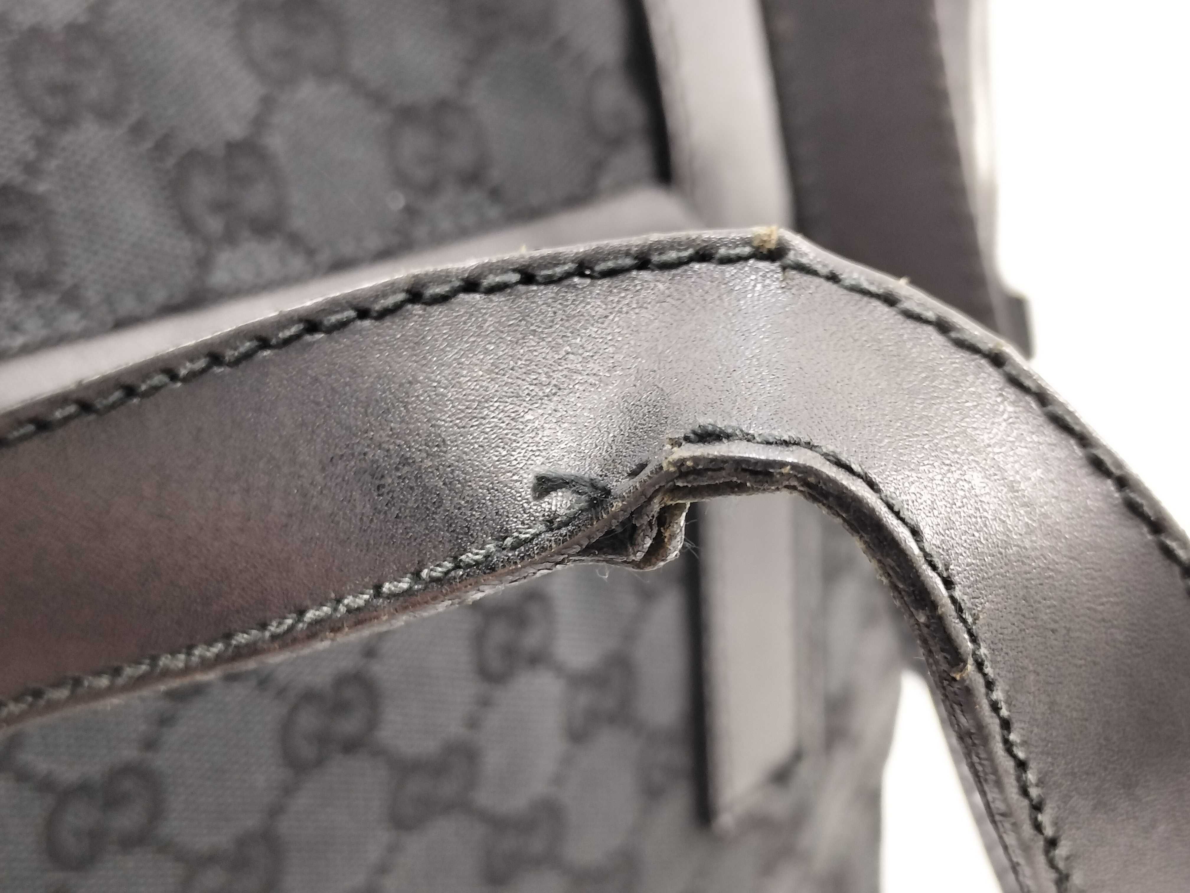 GG Canvas Tote Bag, Black, 019 0493 — view 10