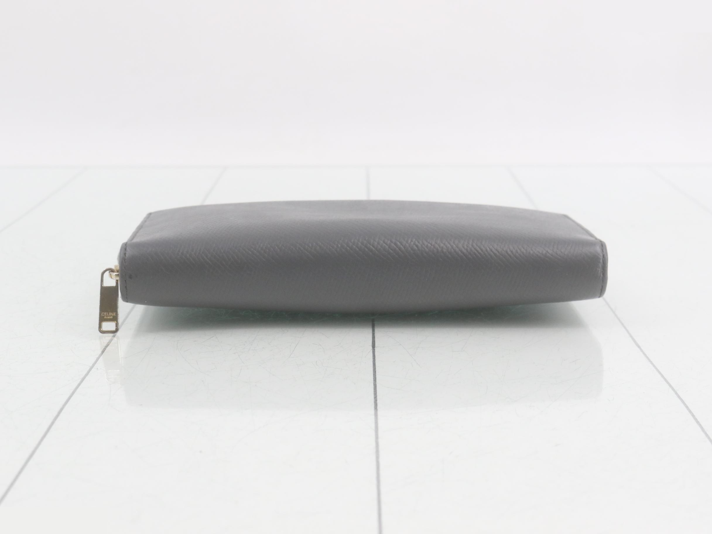Round zipper long wallet — view 3
