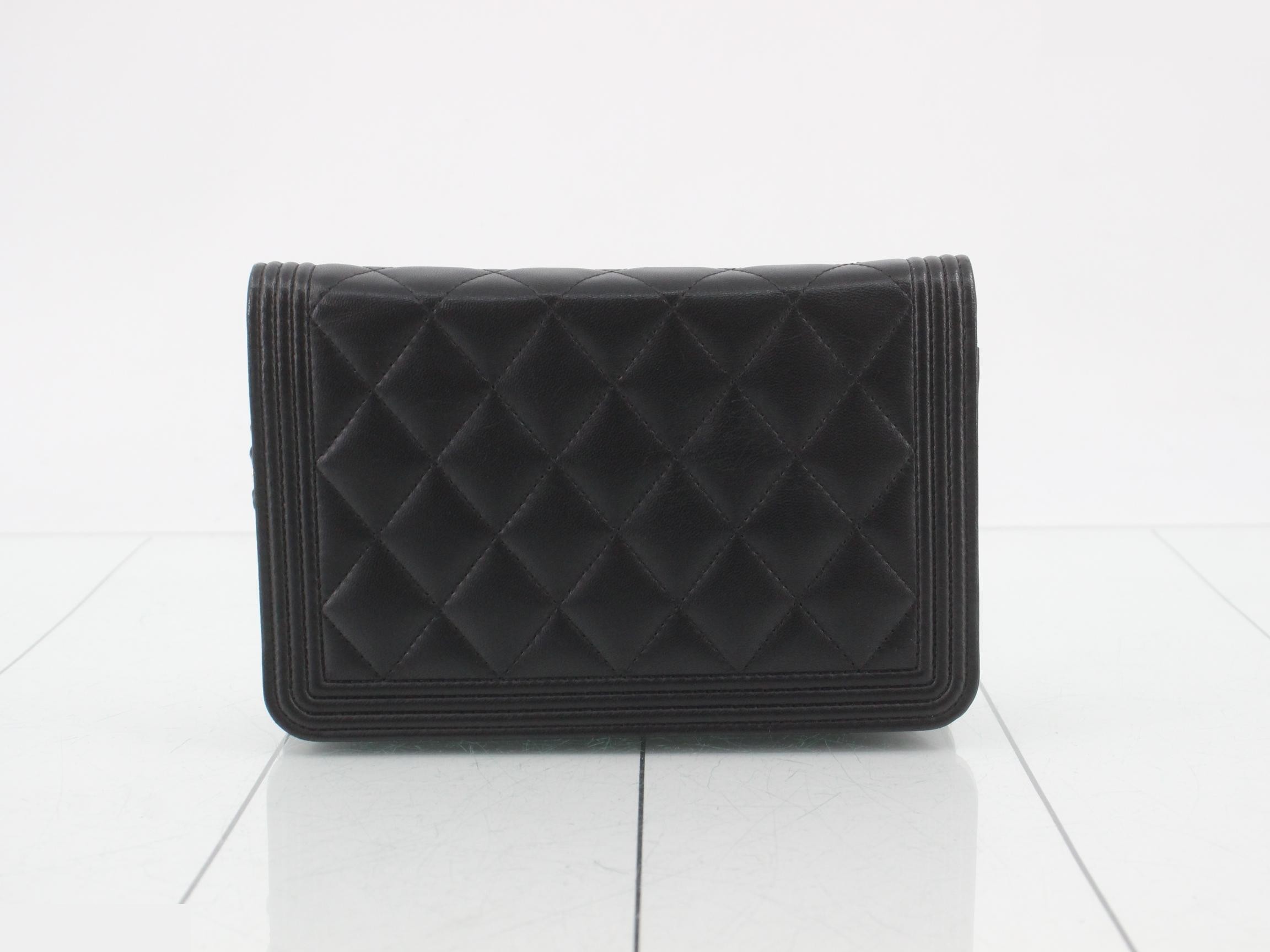 Chain Wallet Matelassé — view 2