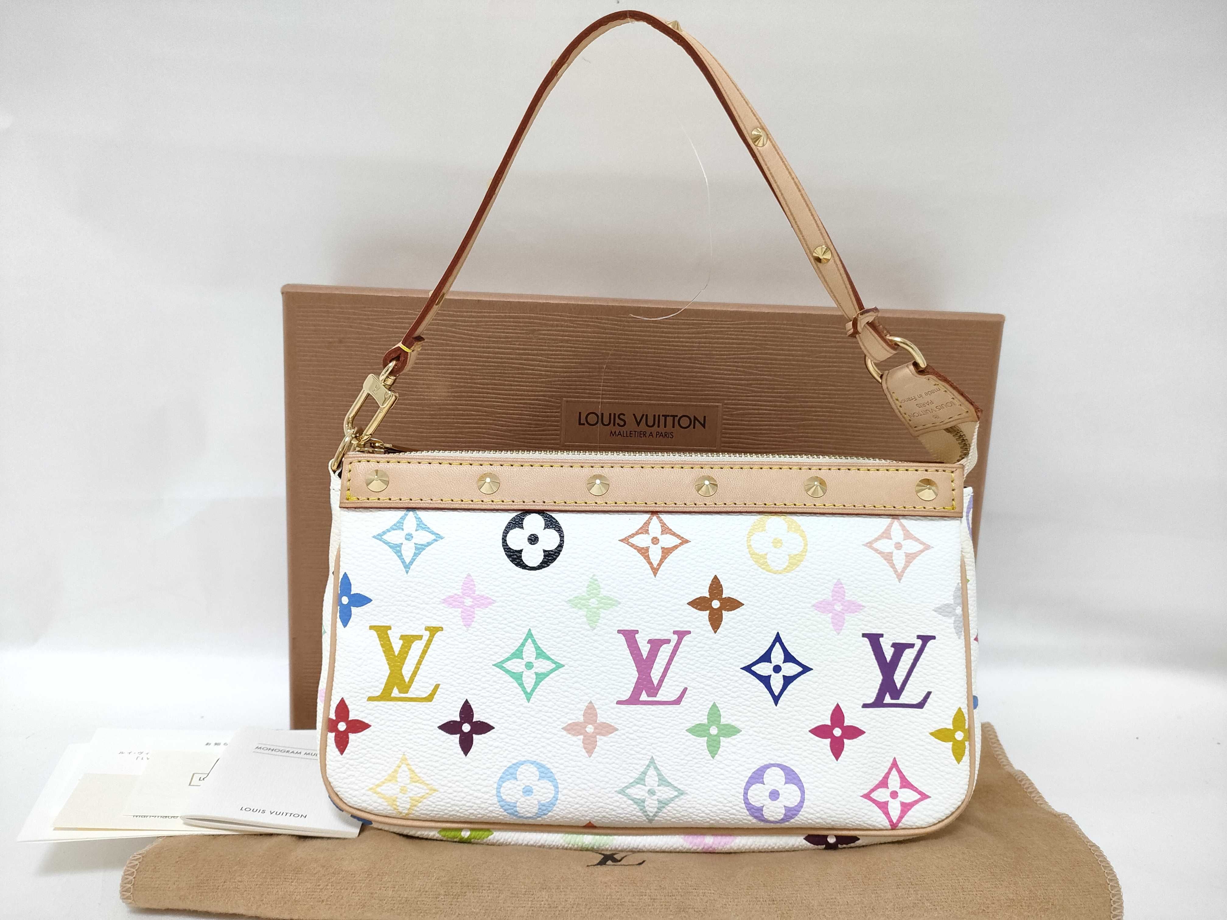Monogram Multicolor White Monogram Multicolor Pochette Accessoires Handbag