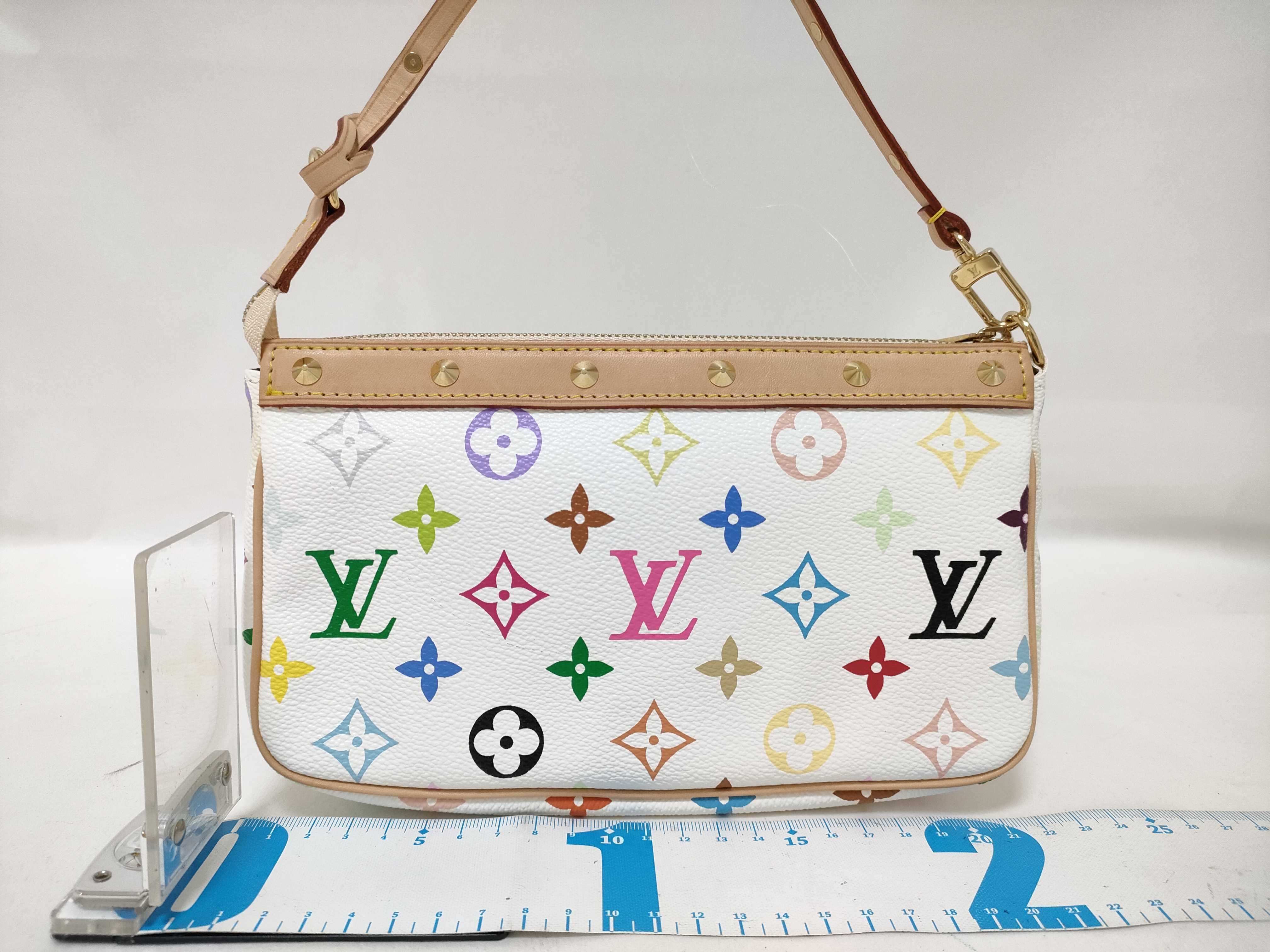Monogram Multicolor White Monogram Multicolor Pochette Accessoires Handbag — view 2