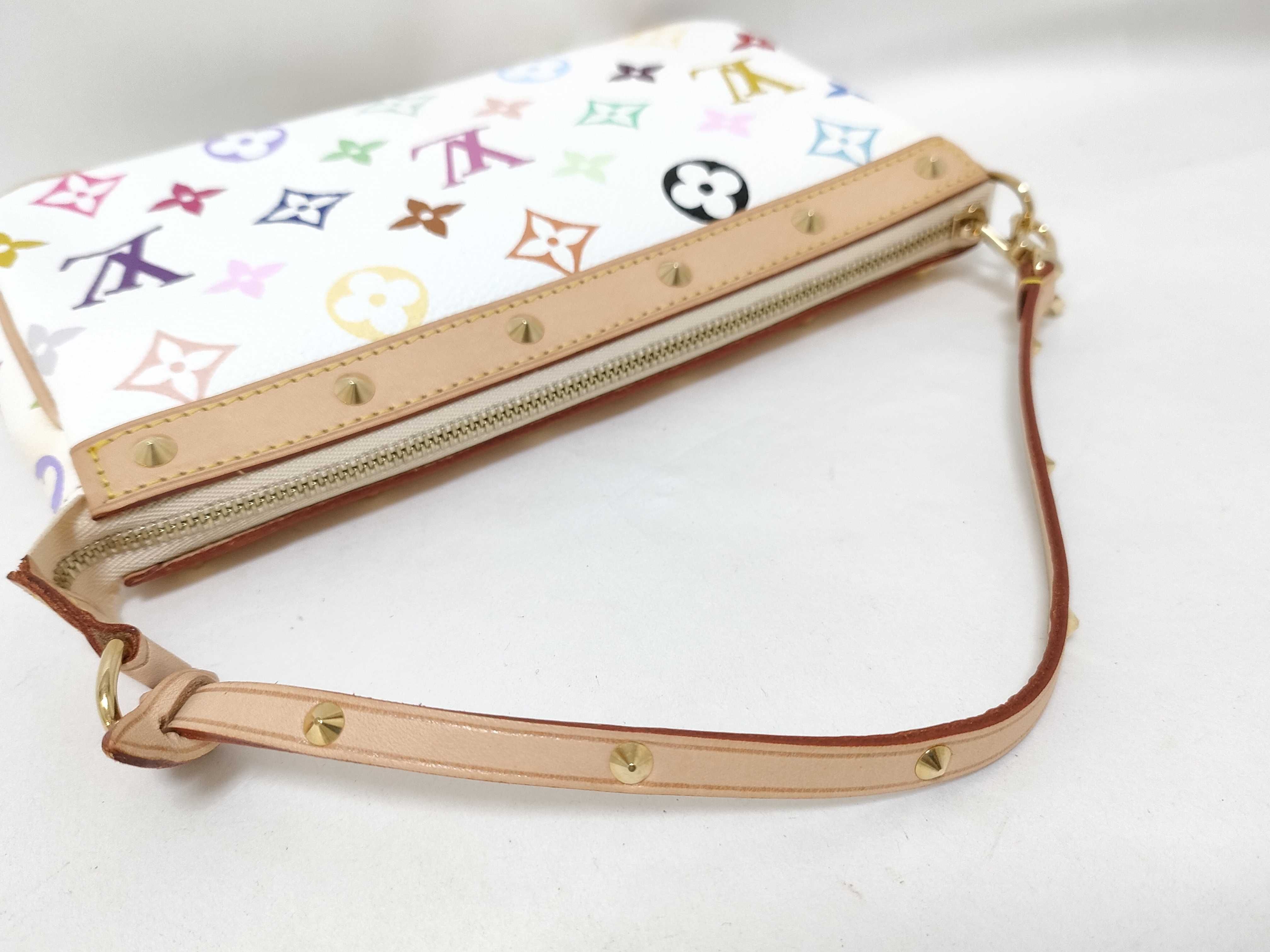 Monogram Multicolor White Monogram Multicolor Pochette Accessoires Handbag — view 3