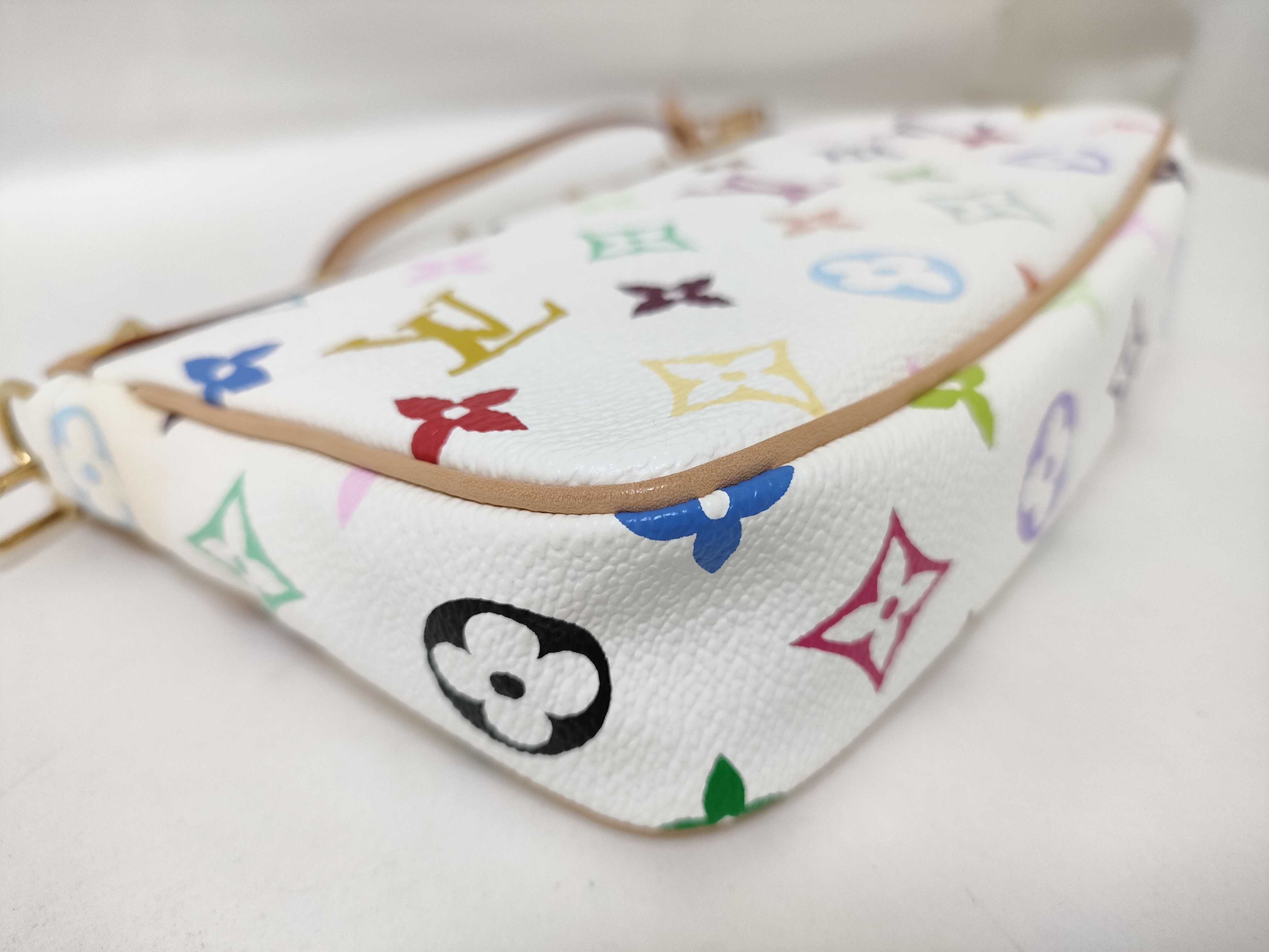 Monogram Multicolor White Monogram Multicolor Pochette Accessoires Handbag — view 6