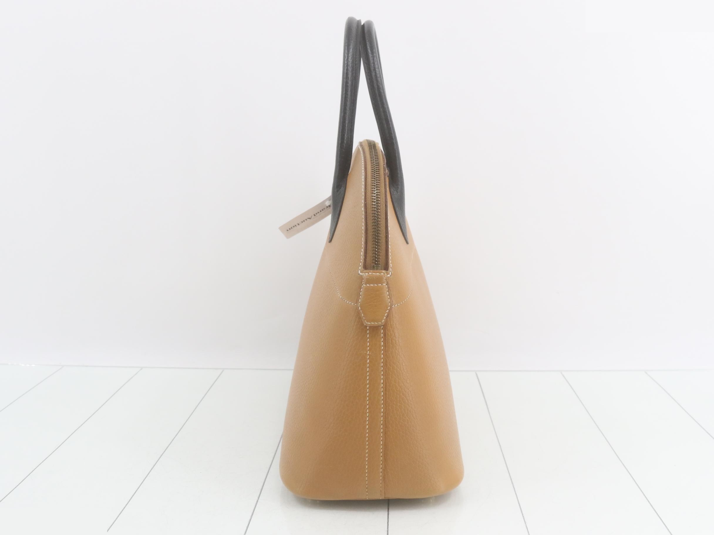 Bolide 35, Gold, Black, Courchevel Leather, A Stamp — view 4