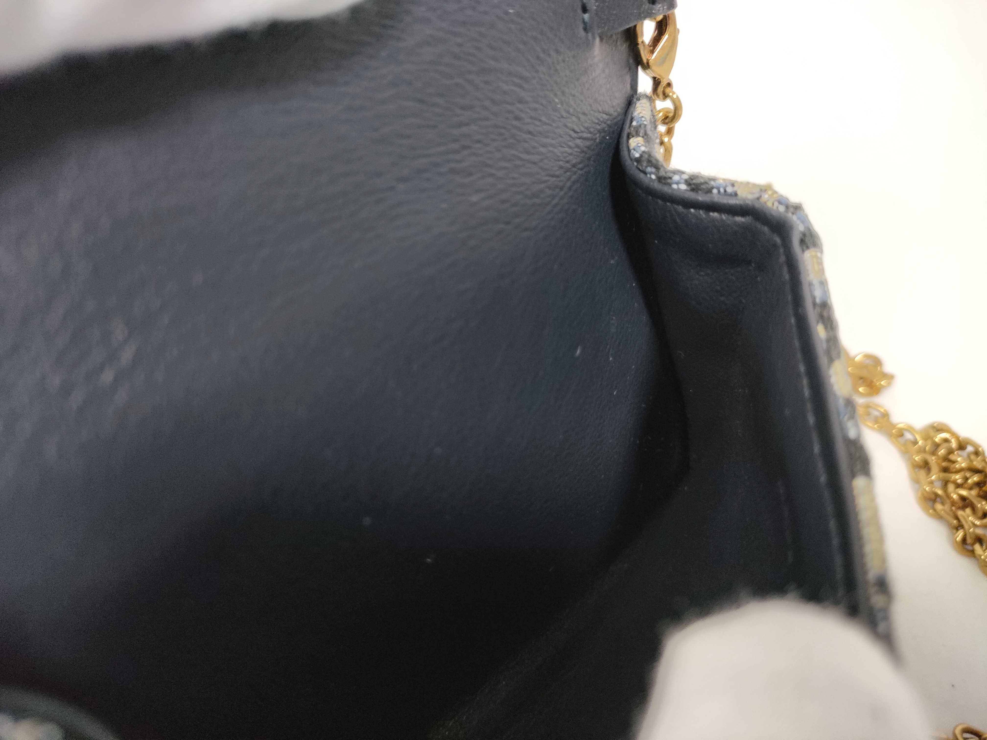 Oblique Saddle Nano Chain Pouch Bag — view 12
