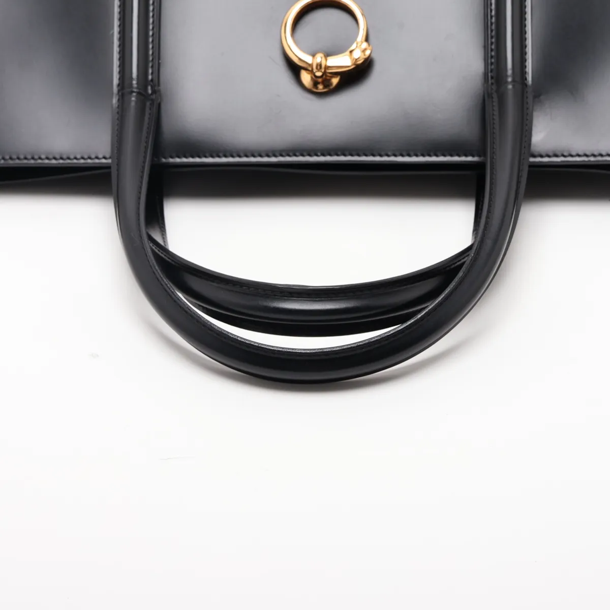 Panthère Leather 2-Way Handbag, Black — view 5