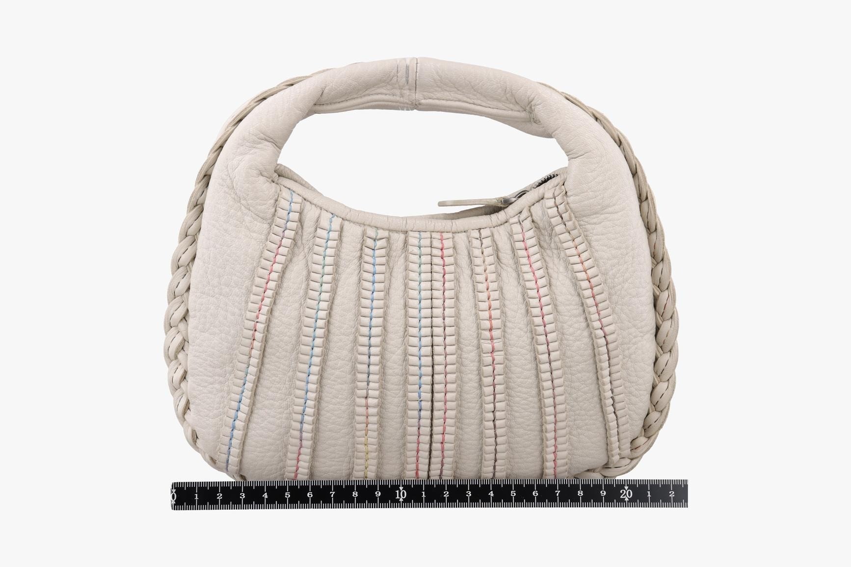 Mini Dune Veneta Hobo Leather Grey — view 2