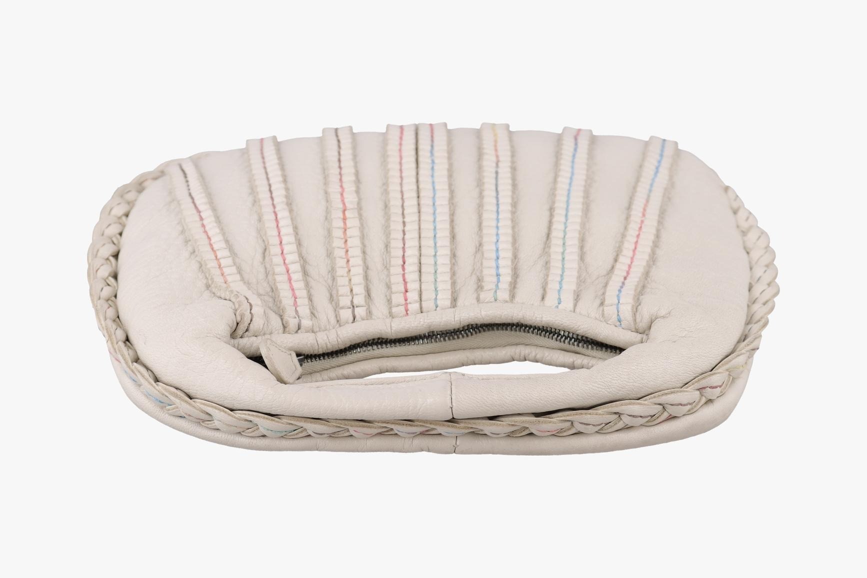 Mini Dune Veneta Hobo Leather Grey — view 5