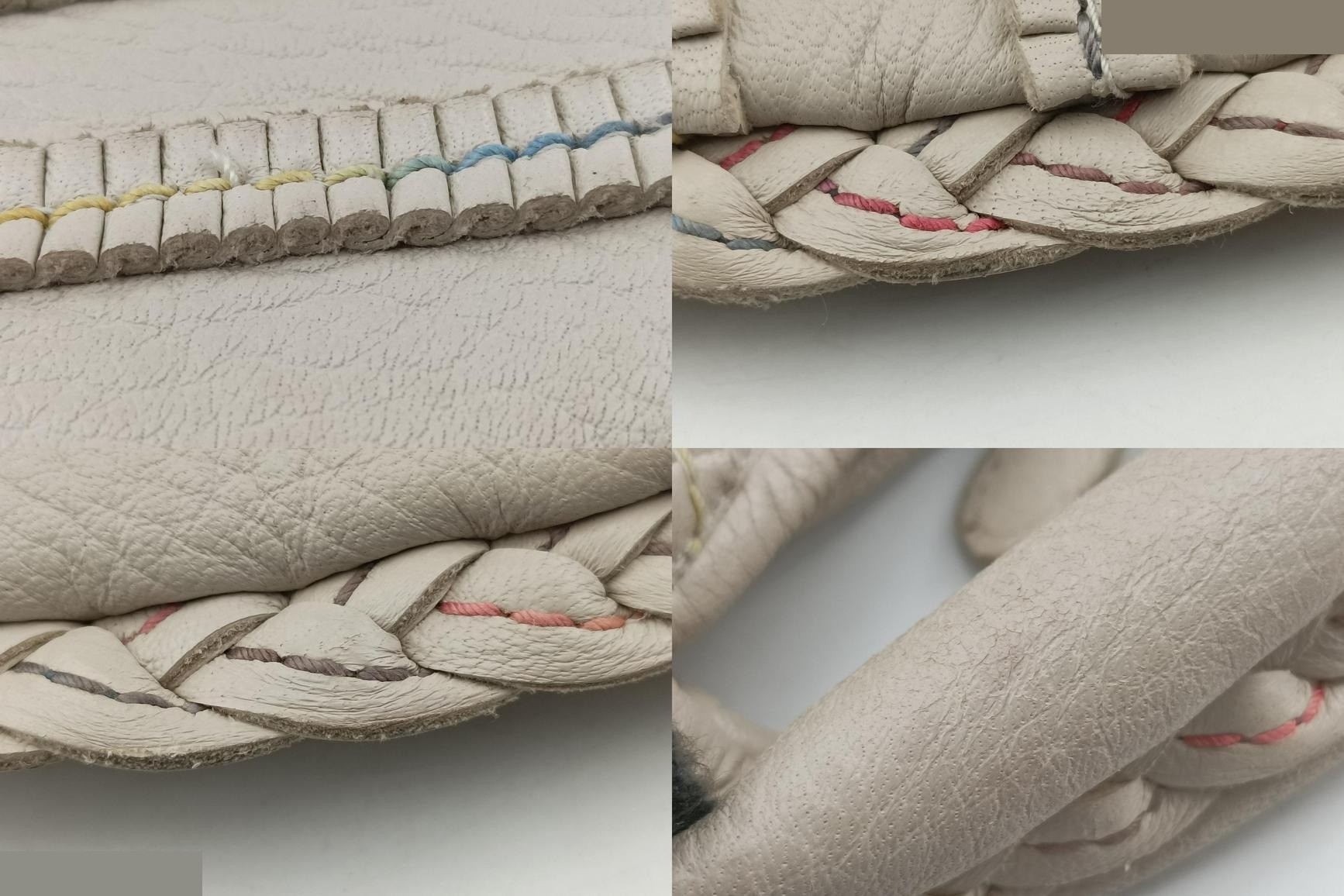 Mini Dune Veneta Hobo Leather Grey — view 10