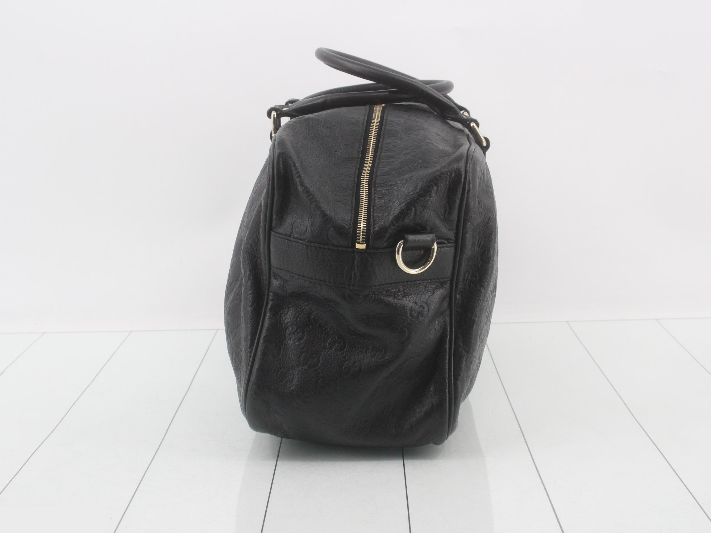 GG Shima 2-Way Boston Bag, Black — view 3