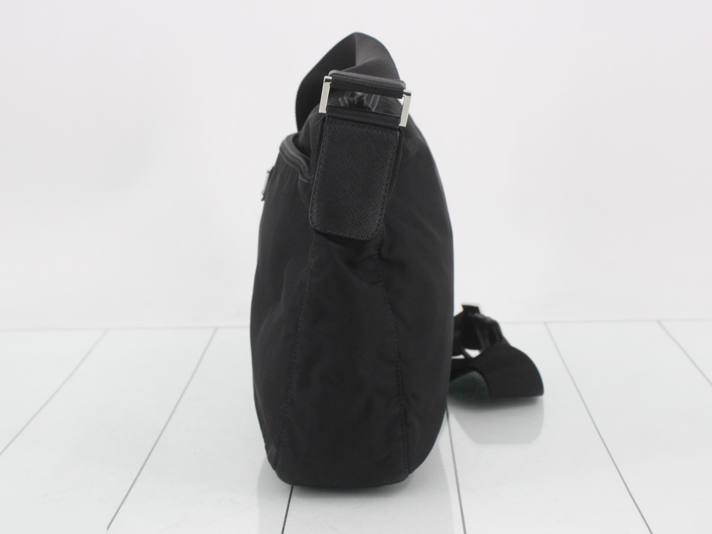Current Saffiano Re-Nylon Shoulder Bag 1BC421 — view 3