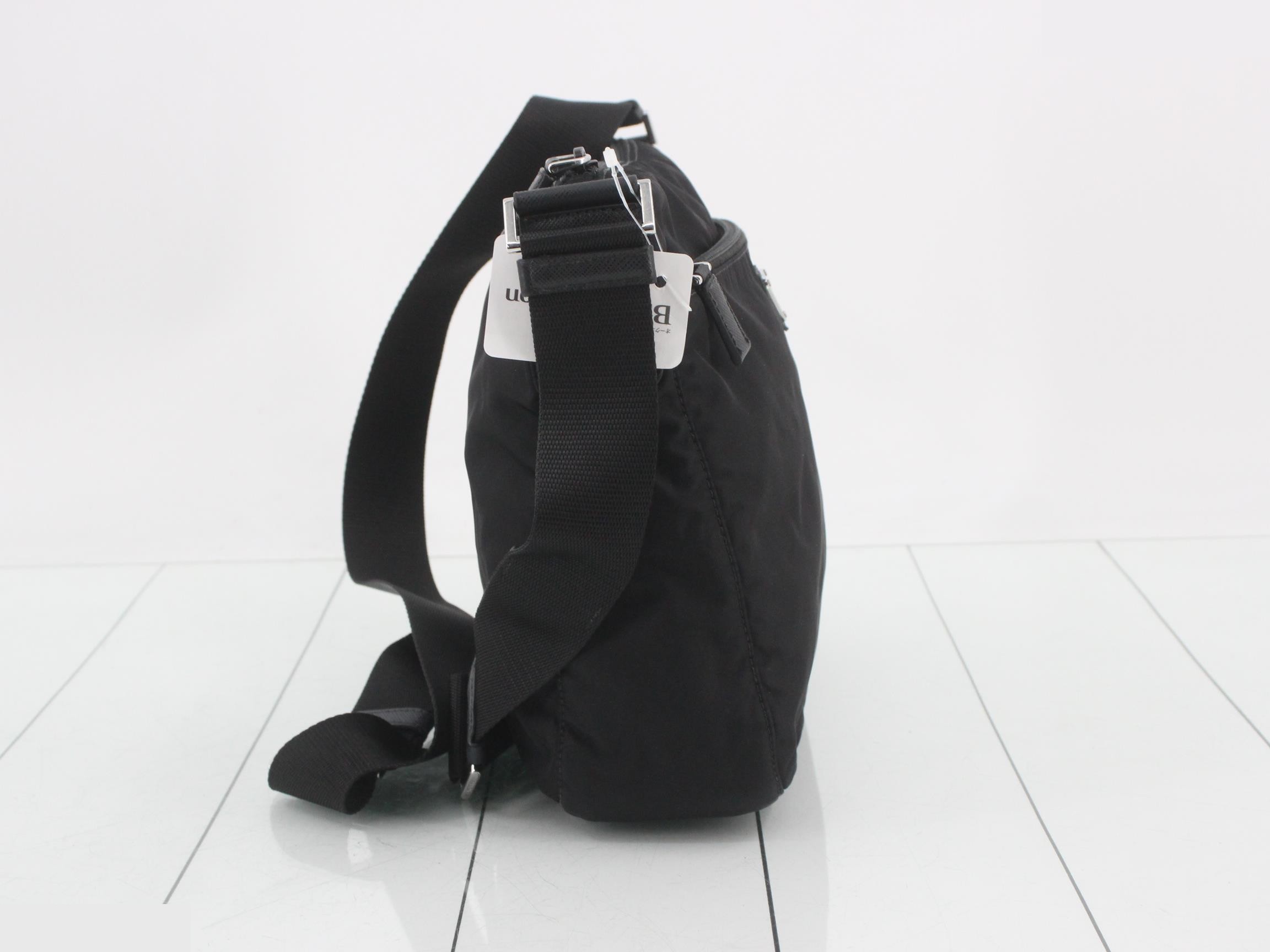 Current Saffiano Re-Nylon Shoulder Bag 1BC421 — view 4