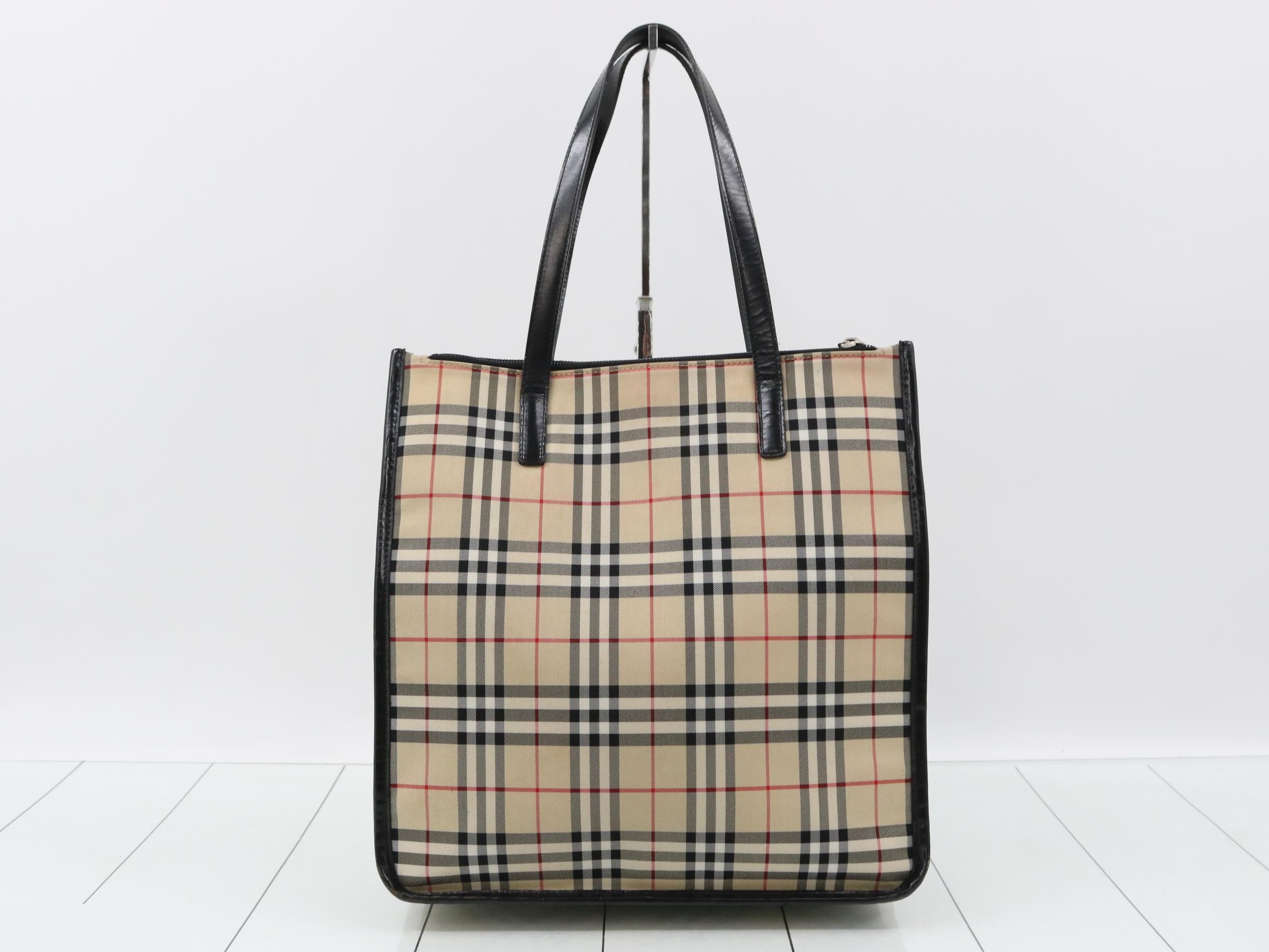 Nova Check Tote Bag — view 2
