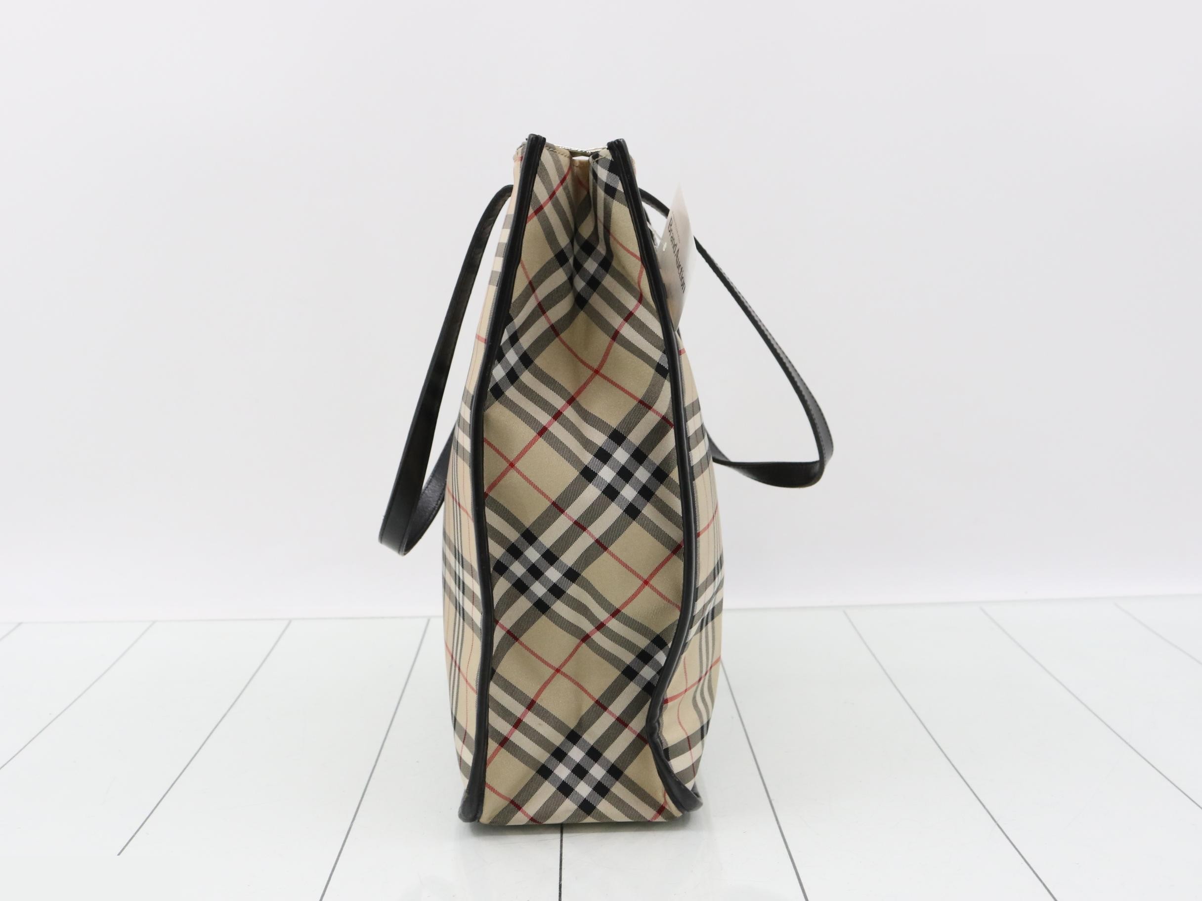 Nova Check Tote Bag — view 4