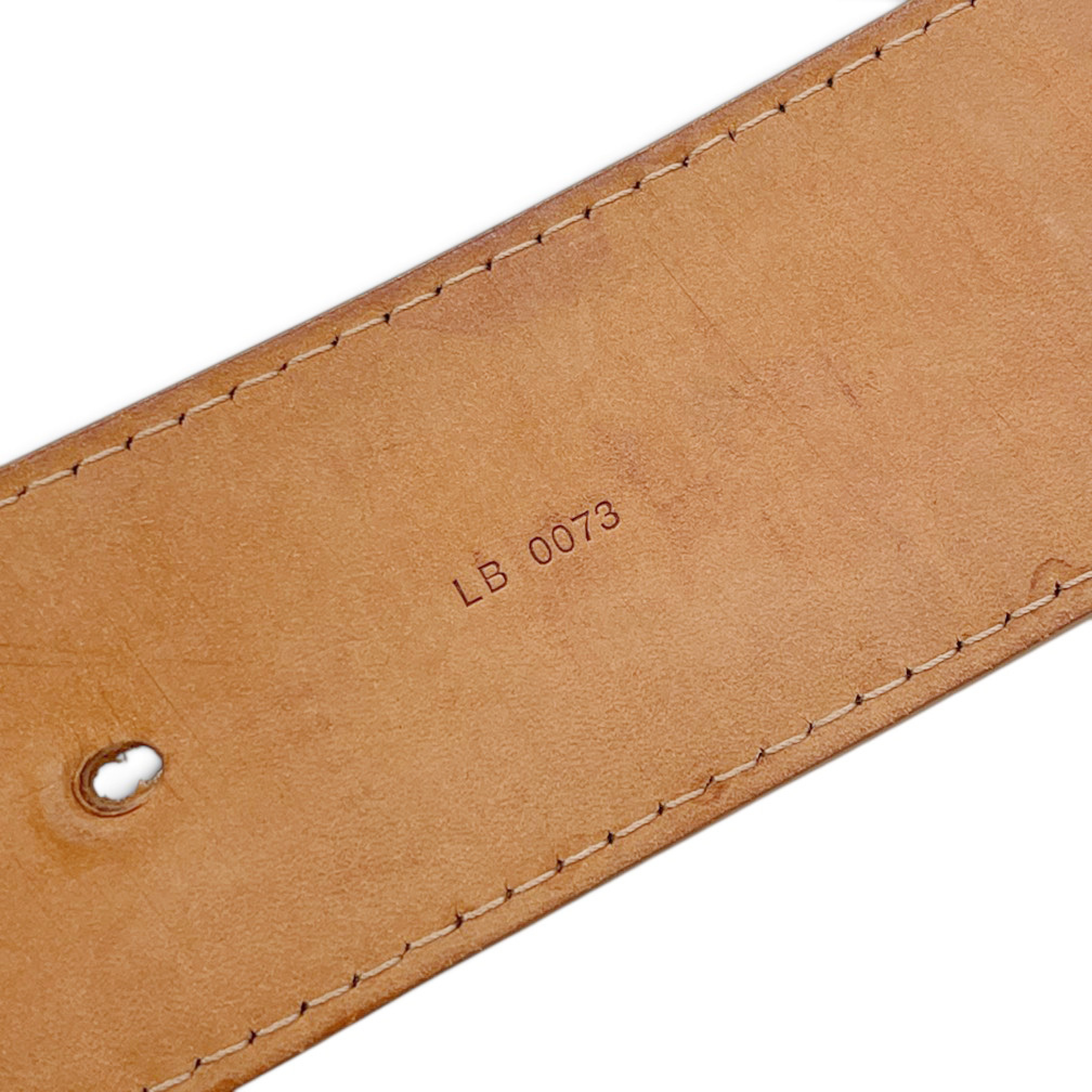 Men's Belt, Jeans Size 85, Silver Buckle, Leather, Camel Brown, Simple Buckle. — view 7