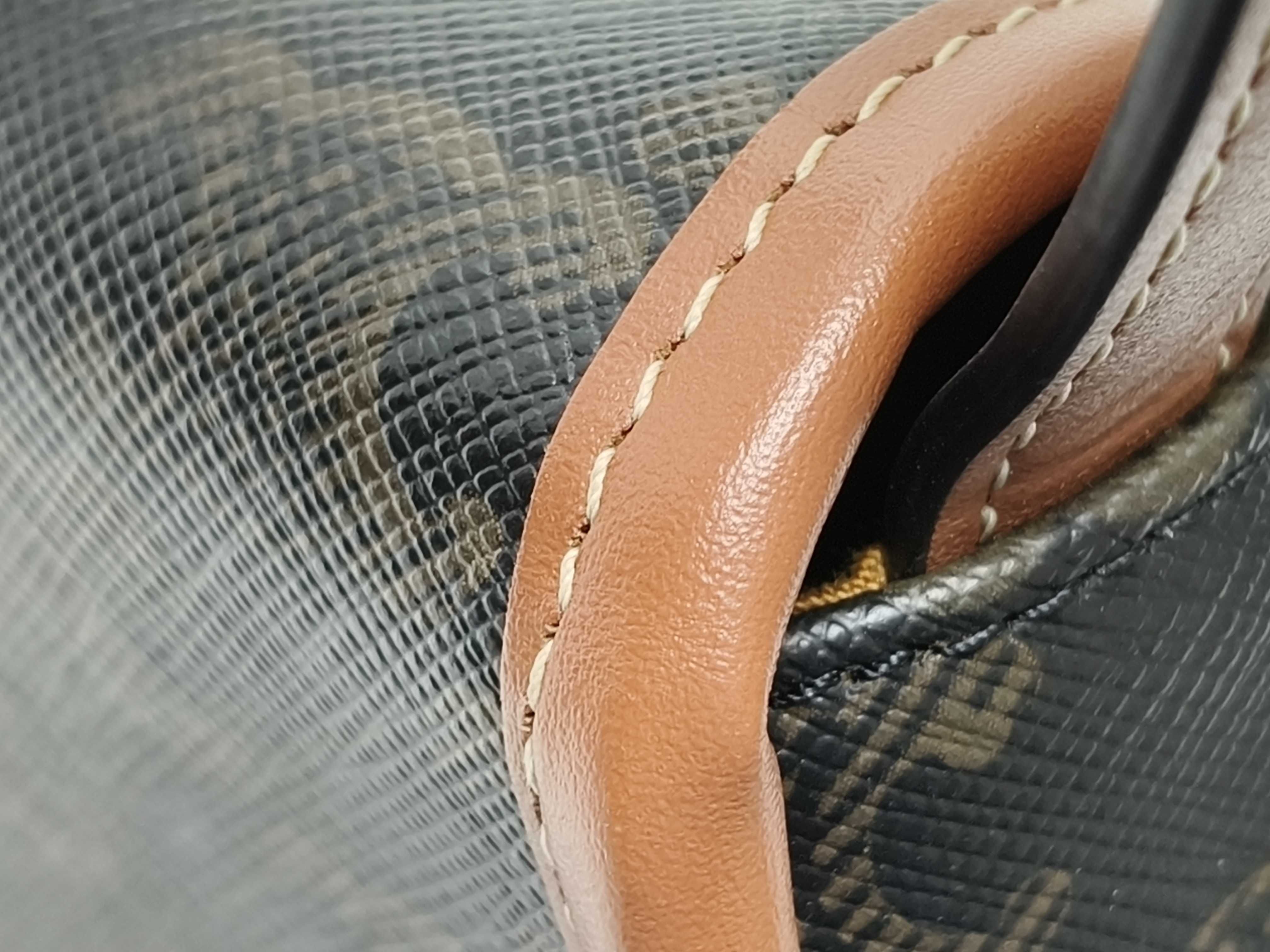 Triomphe PVC x Leather Mini Buzas Shoulder Bag — view 13