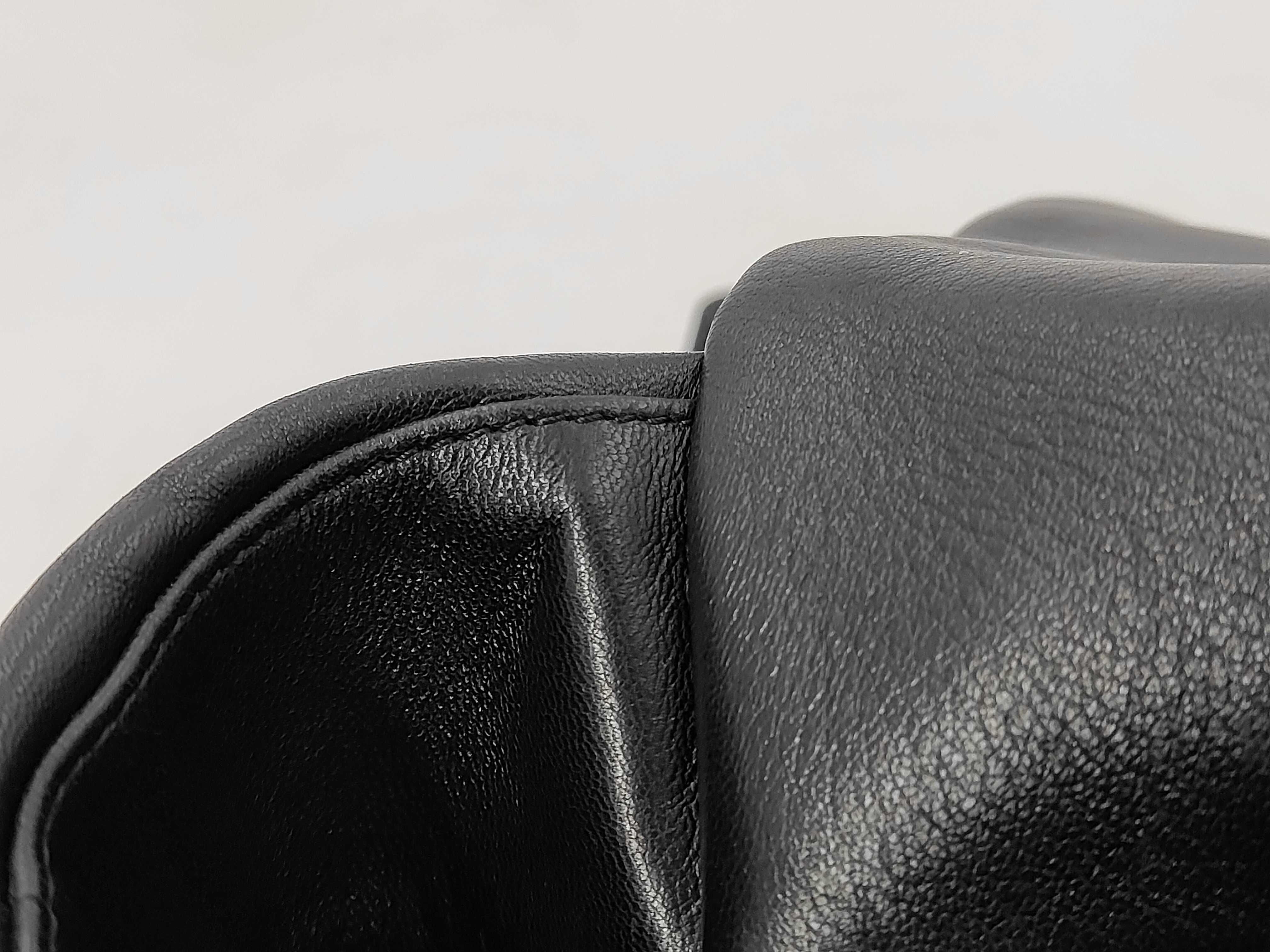 19 Bag, Black Quilted Lambskin Maxi Shoulder Bag with Gold Hardware — view 12