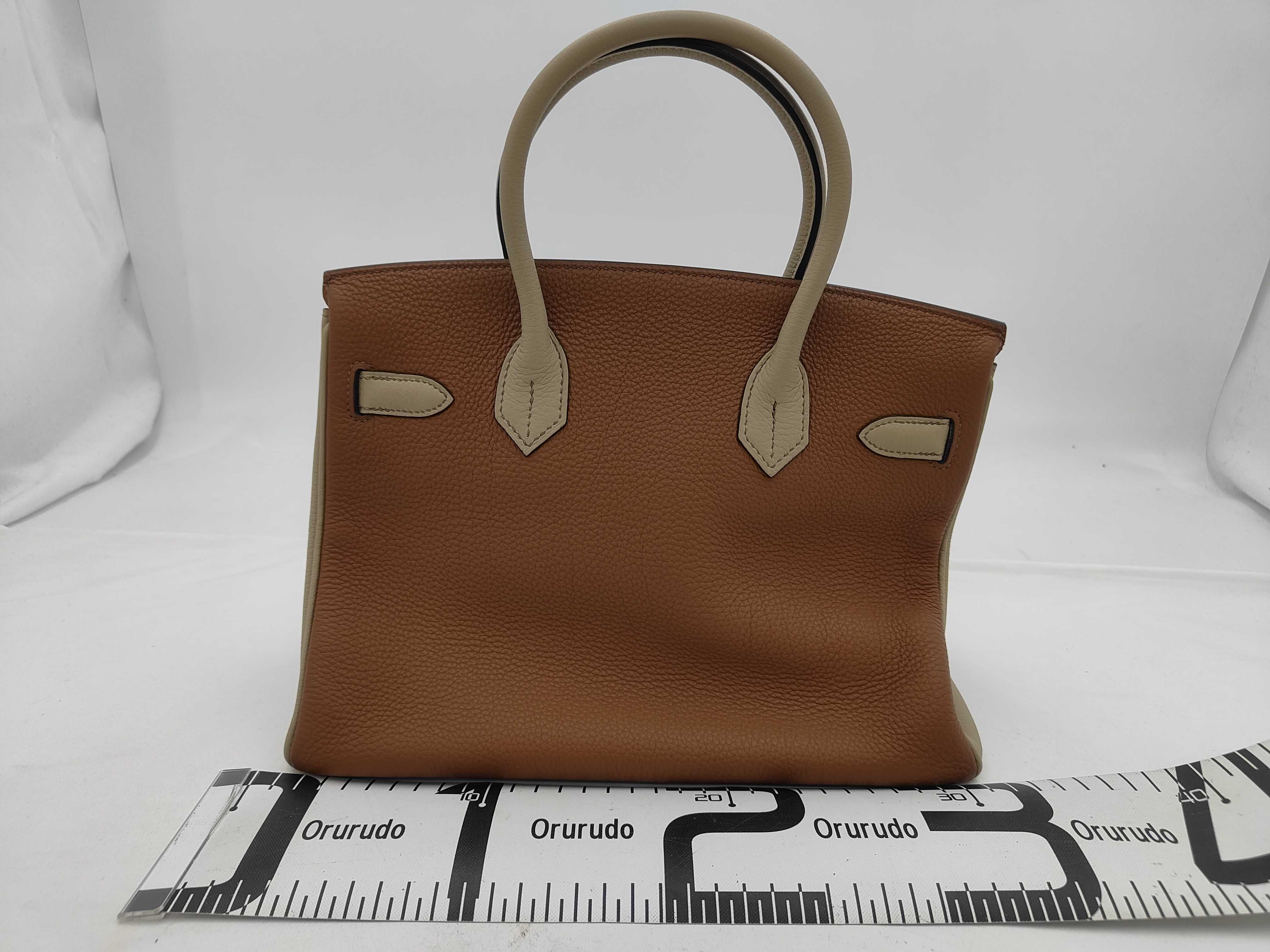 Birkin 30 Gold Beige Handbag — view 2