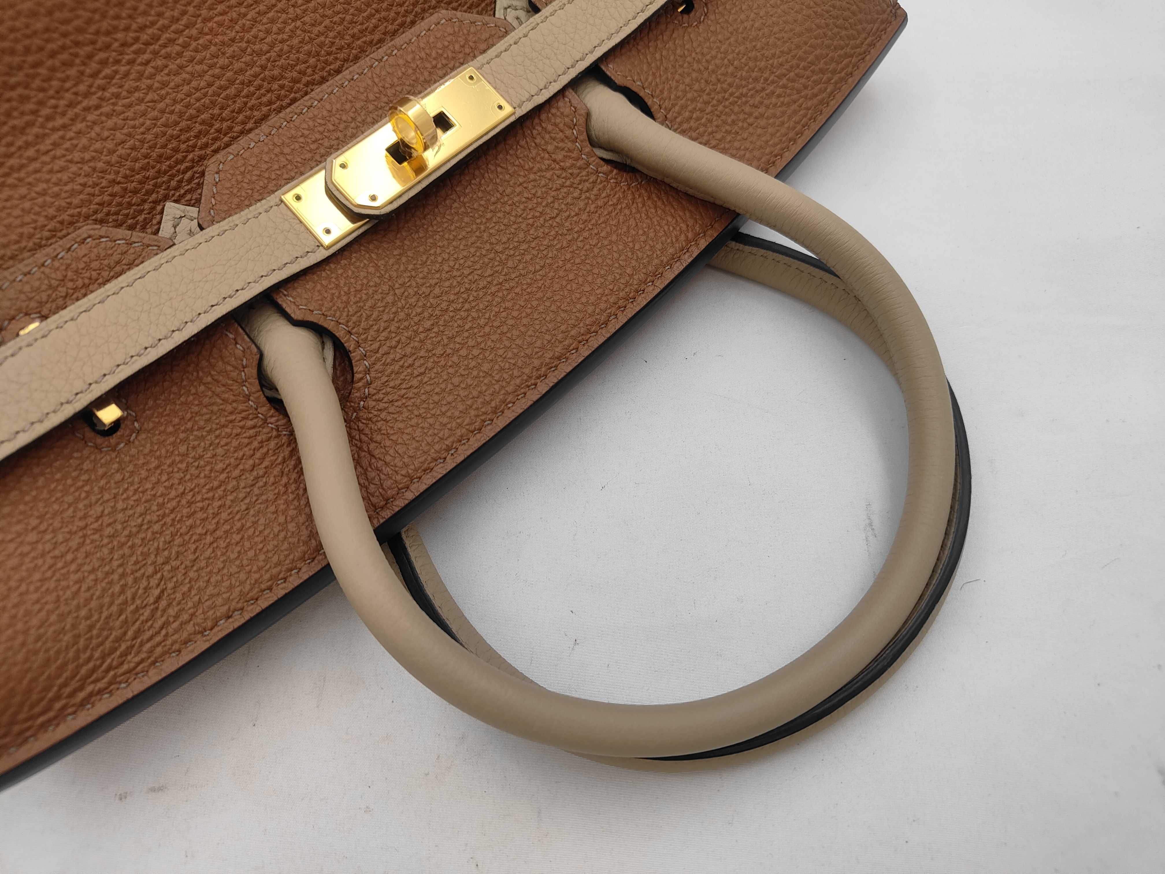Birkin 30 Gold Beige Handbag — view 3