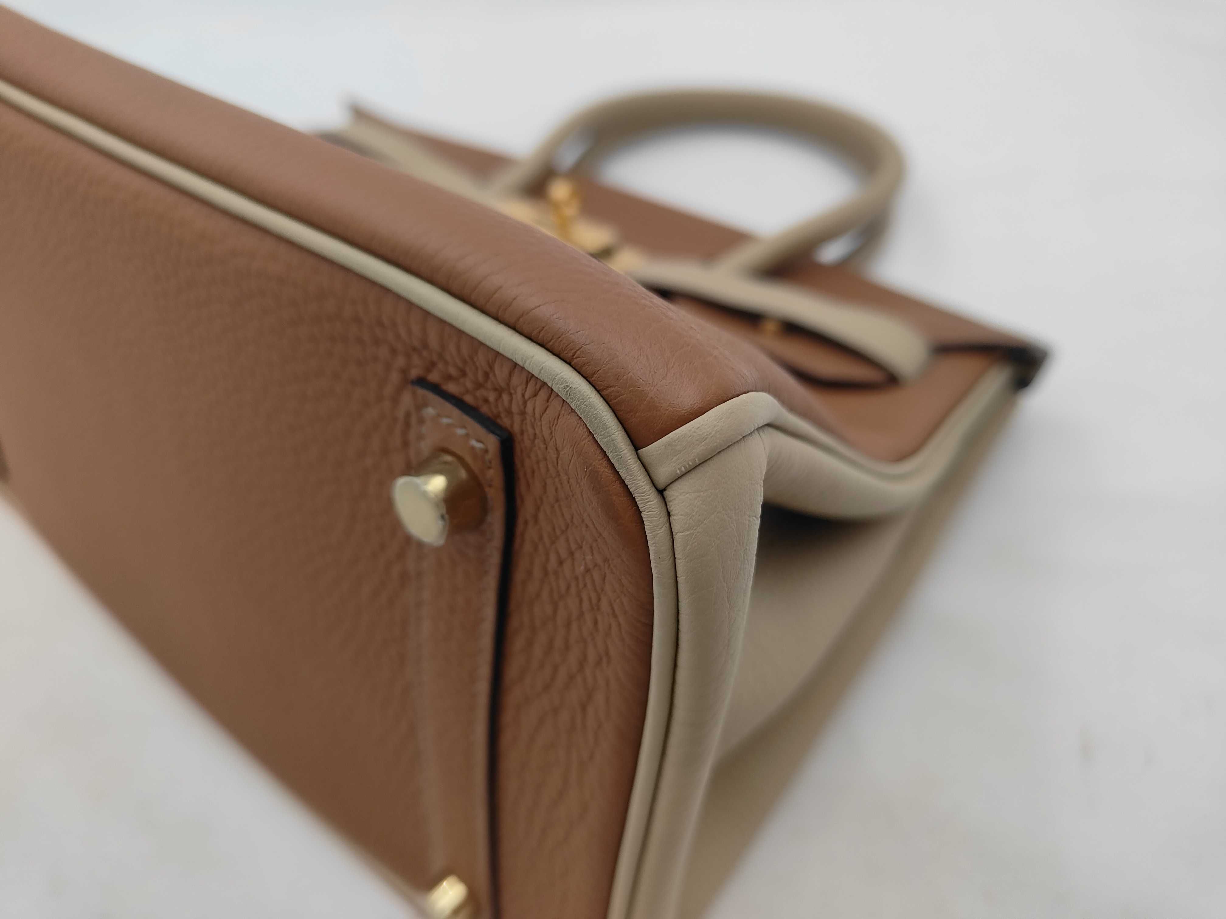 Birkin 30 Gold Beige Handbag — view 6