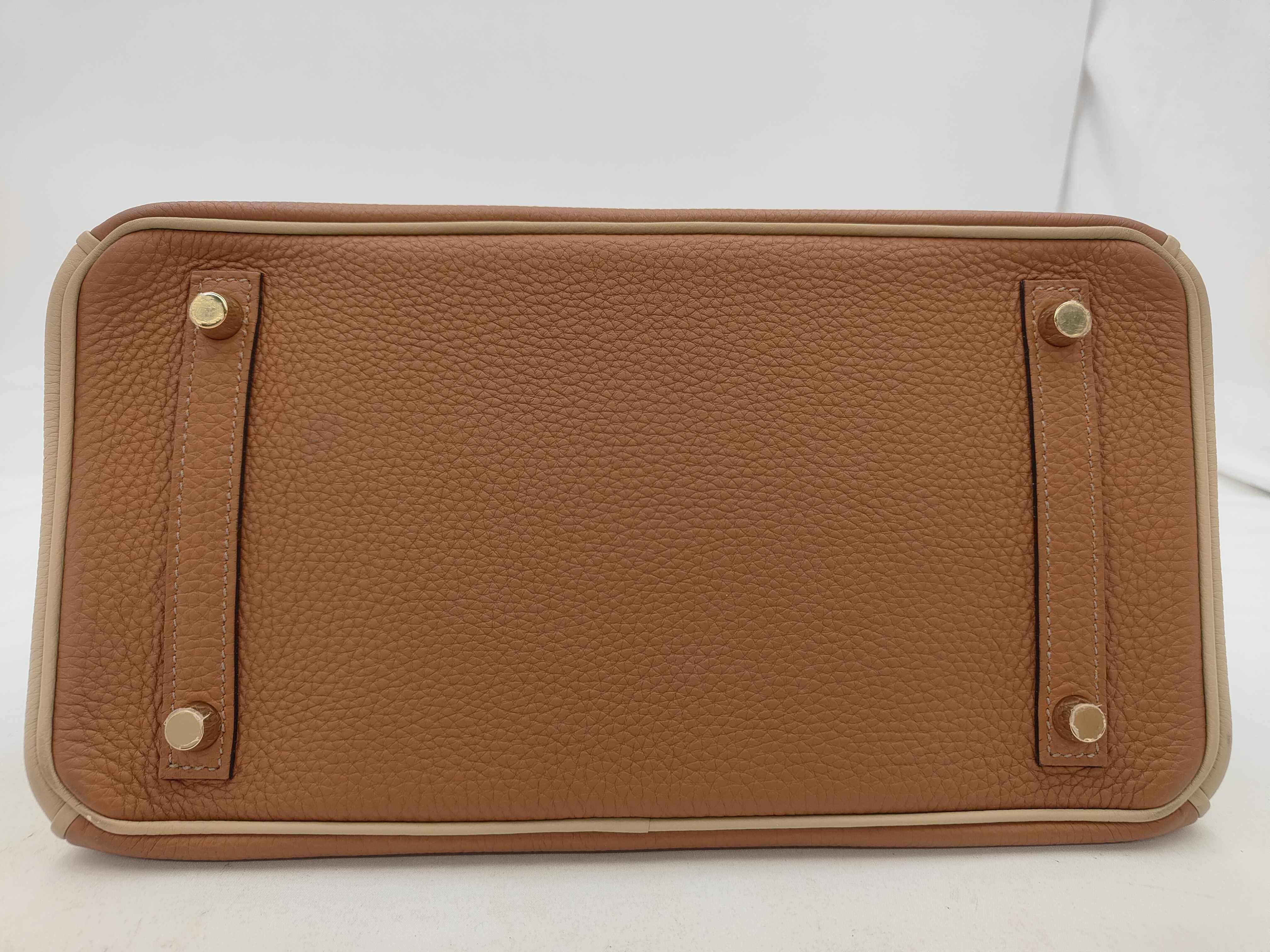 Birkin 30 Gold Beige Handbag — view 7