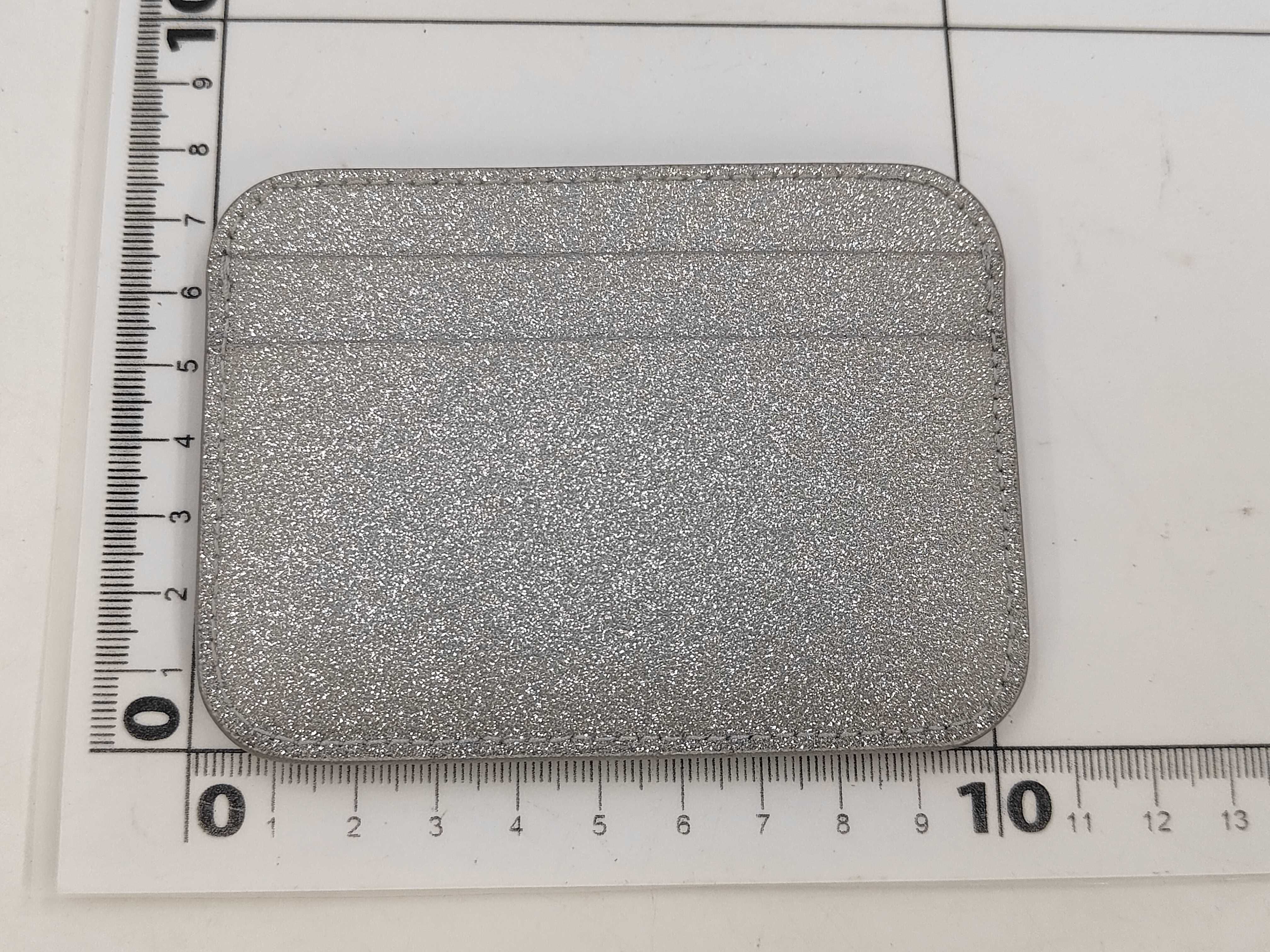Glitter Card Case, Silver, 593812 (Other Accessories) — view 2